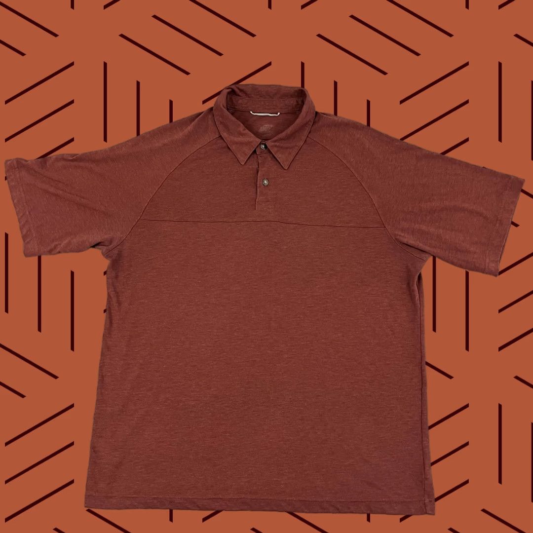Eastern Mountain Sports EASTERN MOUNTAIN SPORTS Polo Shirt Mens Large Red Wool Blend Hiking Short Sleeve Shirt Size US L / EU 52-54 / 3 - 1 Thumbnail