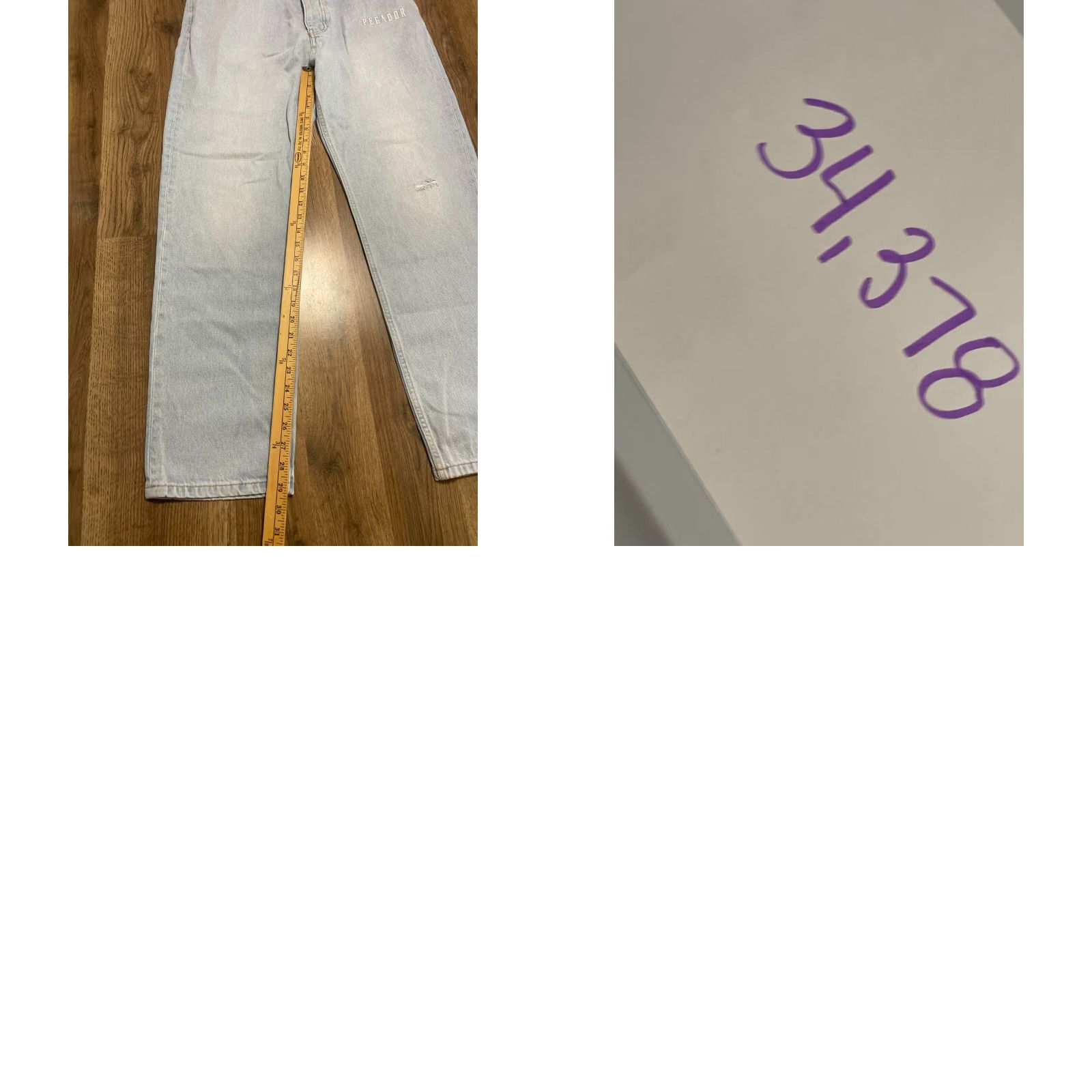 Vintage VINTAGE Pegaoor Jeans Women's Size 32 Blue Denim Straight Light Wash Pockets 29in Inseam Regular Size 24" / US 00 / IT 34 - 8 Thumbnail