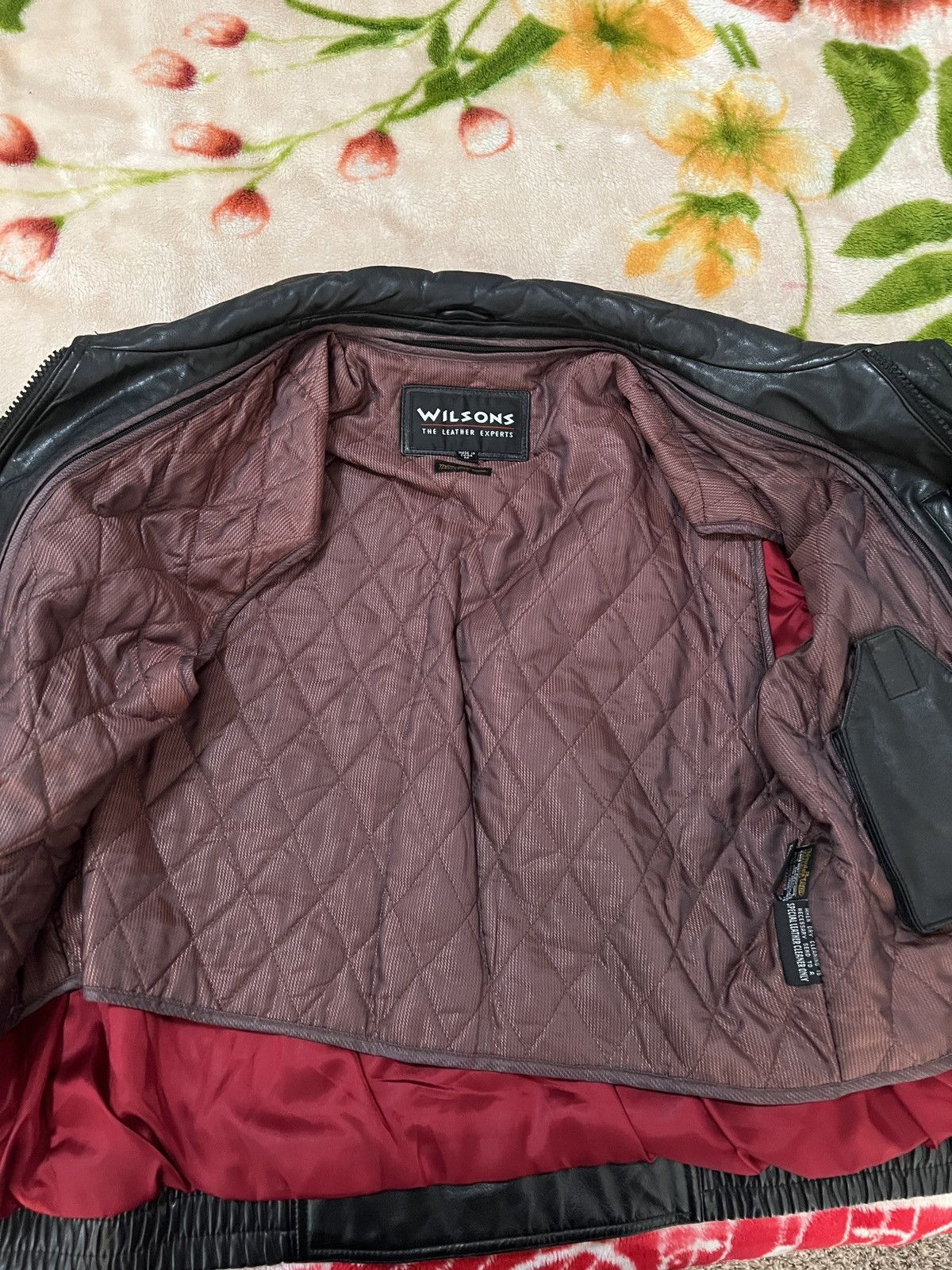 Wilsons Leather Wilsons leather bomber jacket Size US L / EU 52-54 / 3 - 3 Thumbnail
