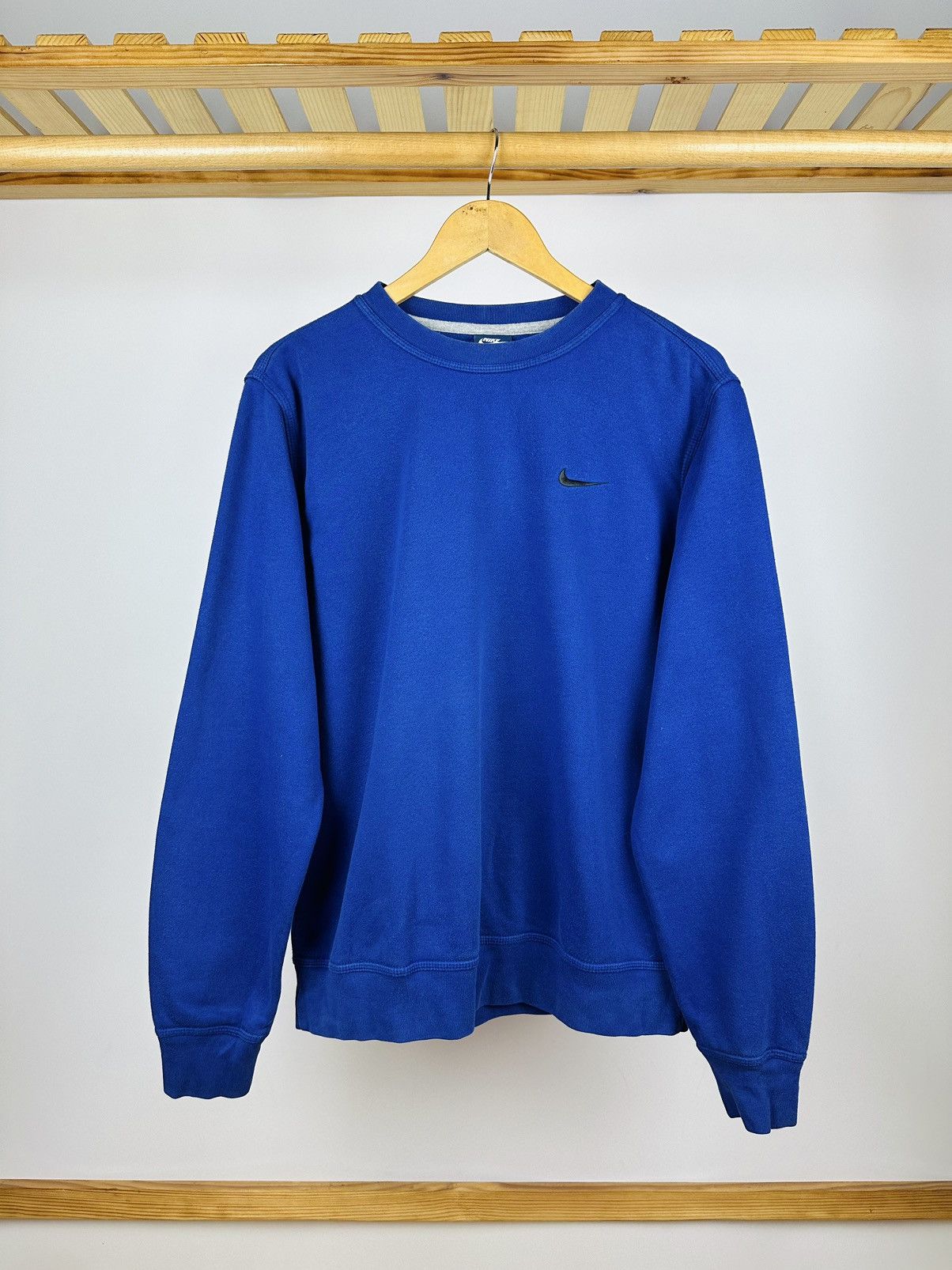 Nike × Vintage Vintage Nike Sweatshirt Small Swoosh Y2K Size US M / EU 48-50 / 2 - 1 Thumbnail