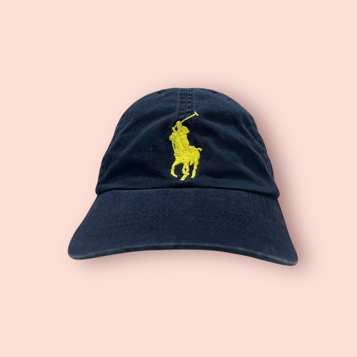 Polo Ralph Lauren × RRL Ralph Lauren × Ralph Lauren VINTAGE POLO RALPH LAUREN NO.3 BIG PONY STRAPBACK Size ONE SIZE - 3 Thumbnail