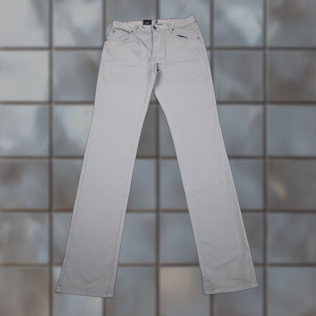 johnnie-O JOHNIE-O Slim Fit Chino Pants Mens Gray 30x34 Straight Leg Cotton Blend Preppy Size US 30 / EU 46 - 1 Thumbnail