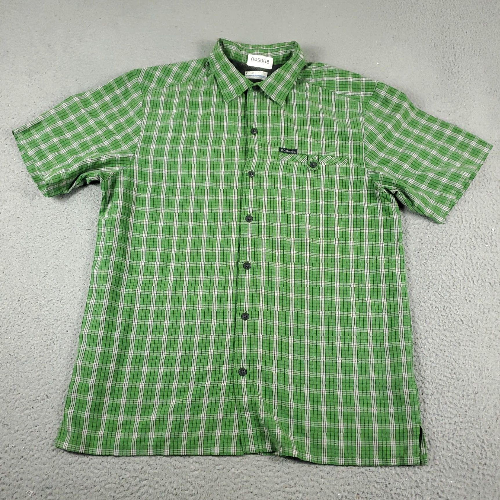 Vintage Columbia Shirt Mens Medium Green Plaid Button-Up Short Sleeve Casual Shirt Size US M / EU 48-50 / 2 - 3 Thumbnail