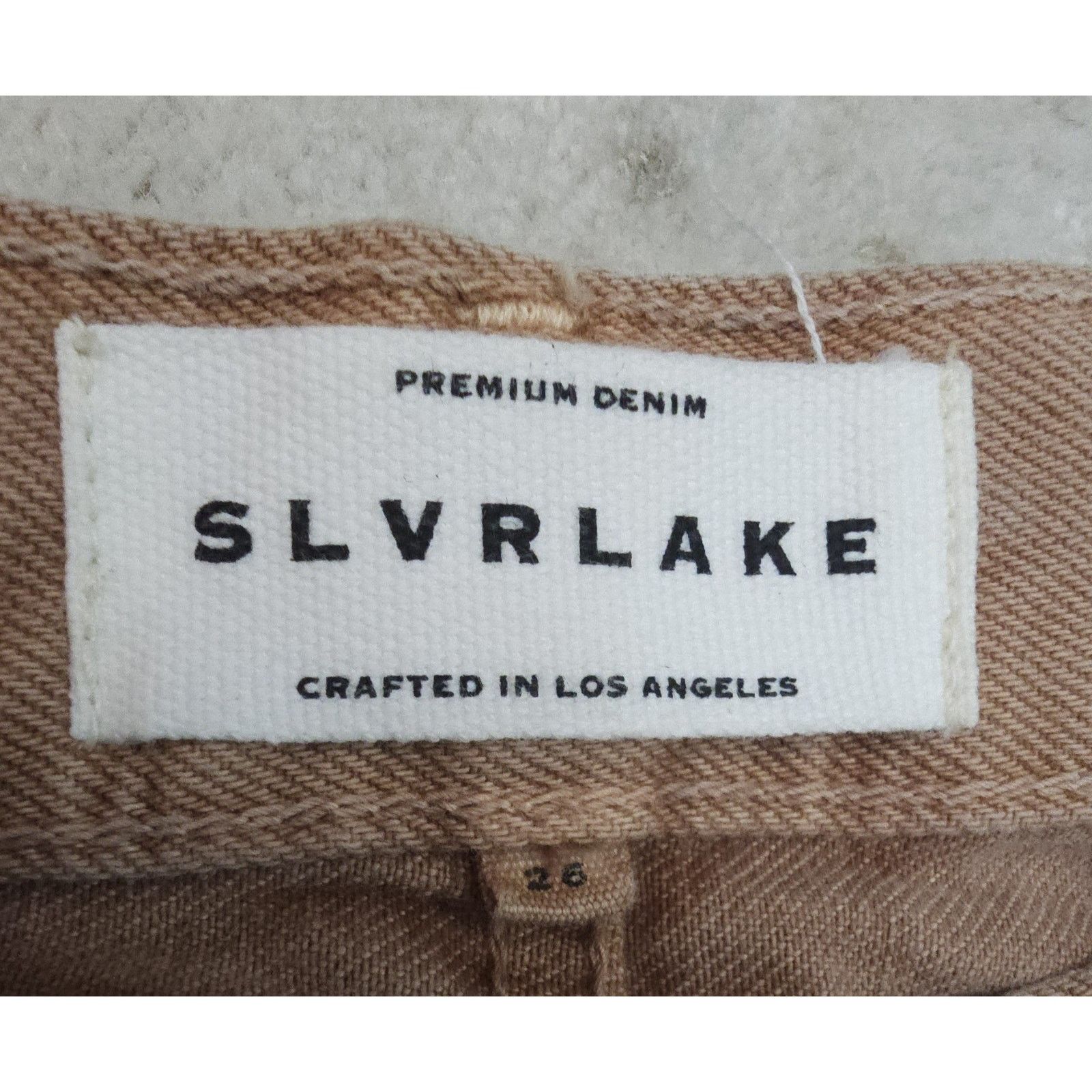 SLVRLAKE SLVRLAKE Mica Wide Leg In Pioneer Town Wash Denim Jeans 26 Size 26" / US 2 / IT 38 - 8 Thumbnail