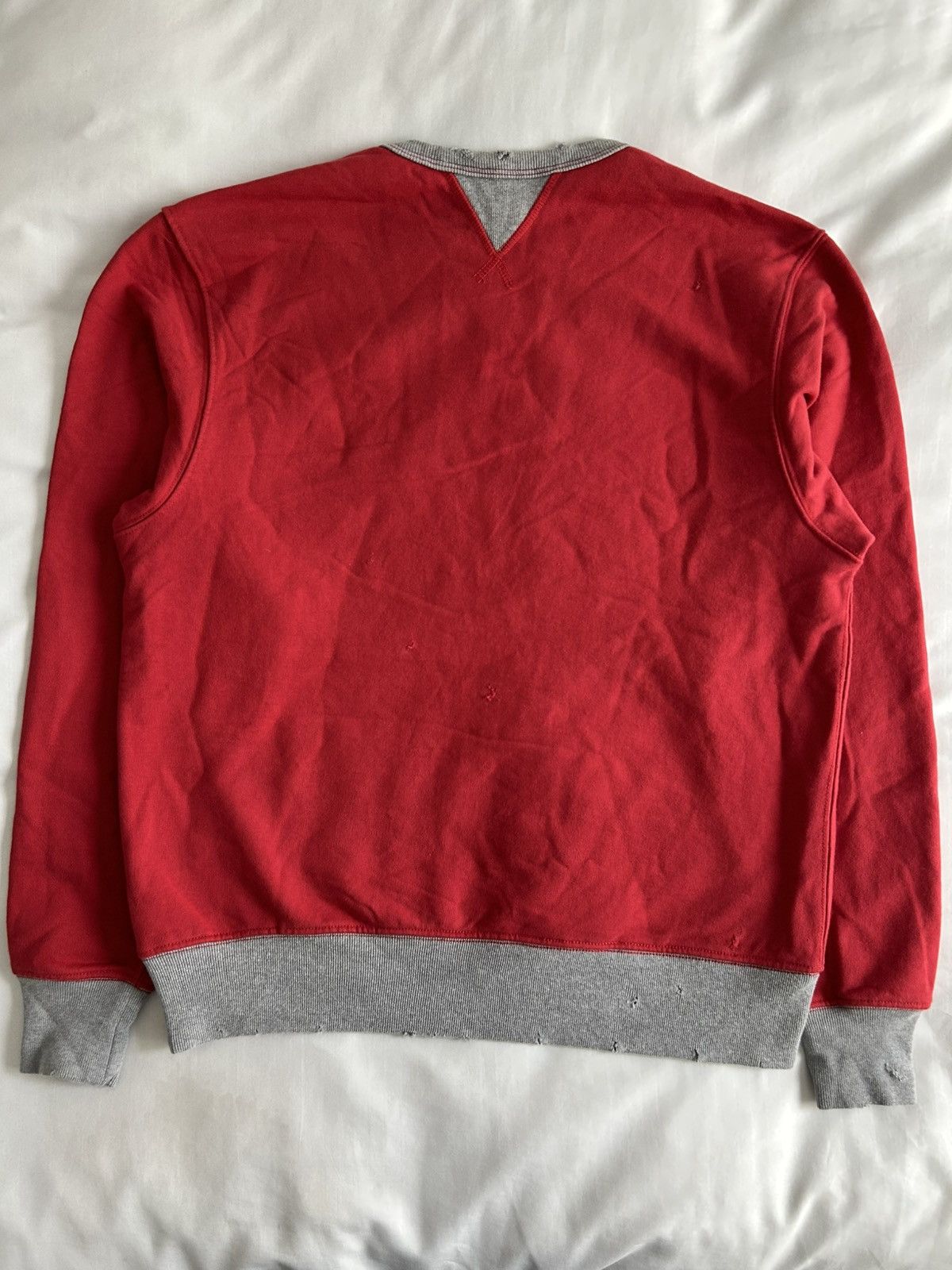 Samuel Zelig Samuel Zelig Two Tone Blank Crewneck Sample Double V French Size US L / EU 52-54 / 3 - 6 Thumbnail