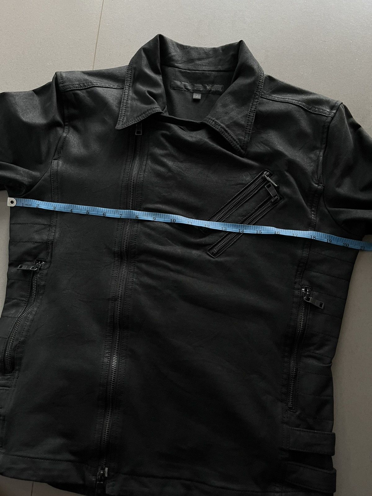 KMRii JAPANESE SCHLUSSEL WAXED BIKERS RAMONES JACKET PUNK VKEI Size US M / EU 48-50 / 2 - 16 Thumbnail