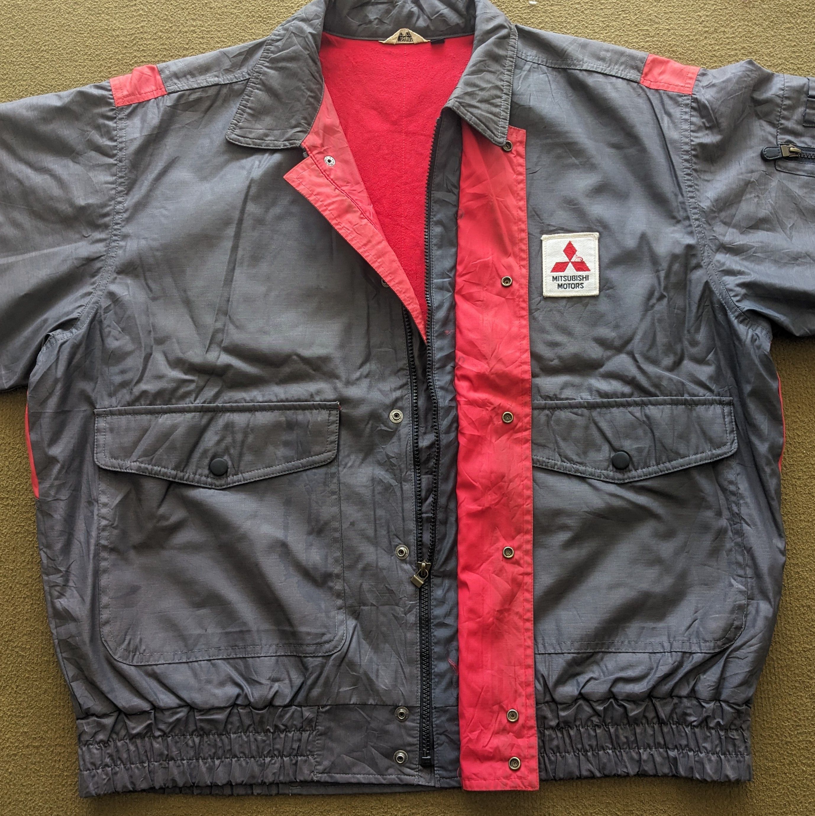 Vintage Vintage MITSUBISHI MOTORS Japanese Brand Racing Jacket Size US XL / EU 56 / 4 - 4 Thumbnail