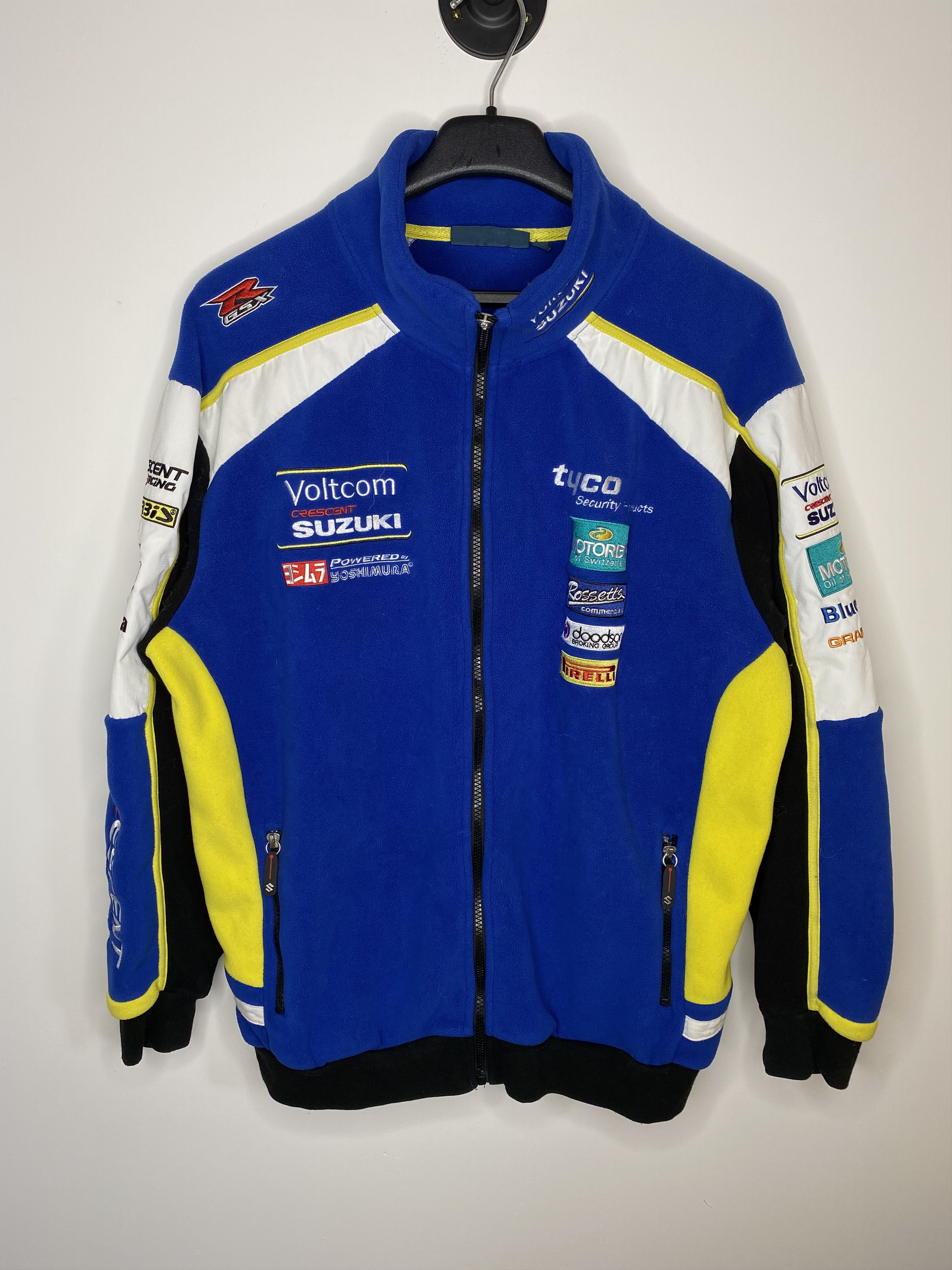 Honda SUZUKI TEAM COLLECTION TYCO MOTO RACING GSX-R FLEECE JACKET Size US L / EU 52-54 / 3 - 1 Thumbnail