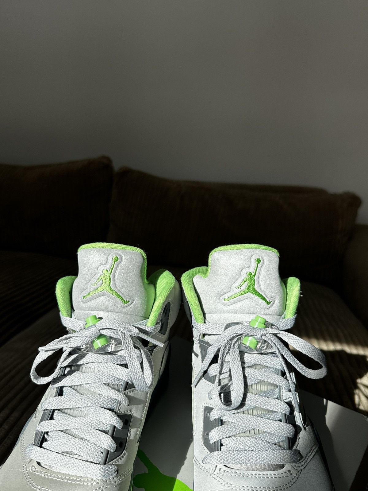 Nike Air Jordan retro 5 ‘ Green Bean ‘ 2022 Size US 8 / EU 41 - 15 Thumbnail