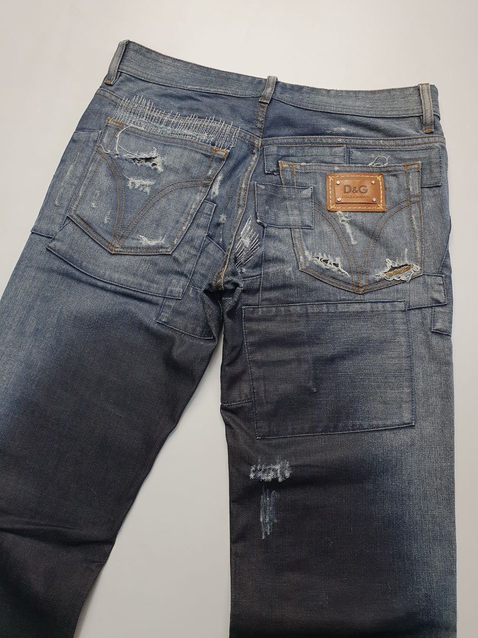 Dolce & Gabbana Dolce Gabbana Vintage Distressed Jeans Size US 31 - 1 Thumbnail