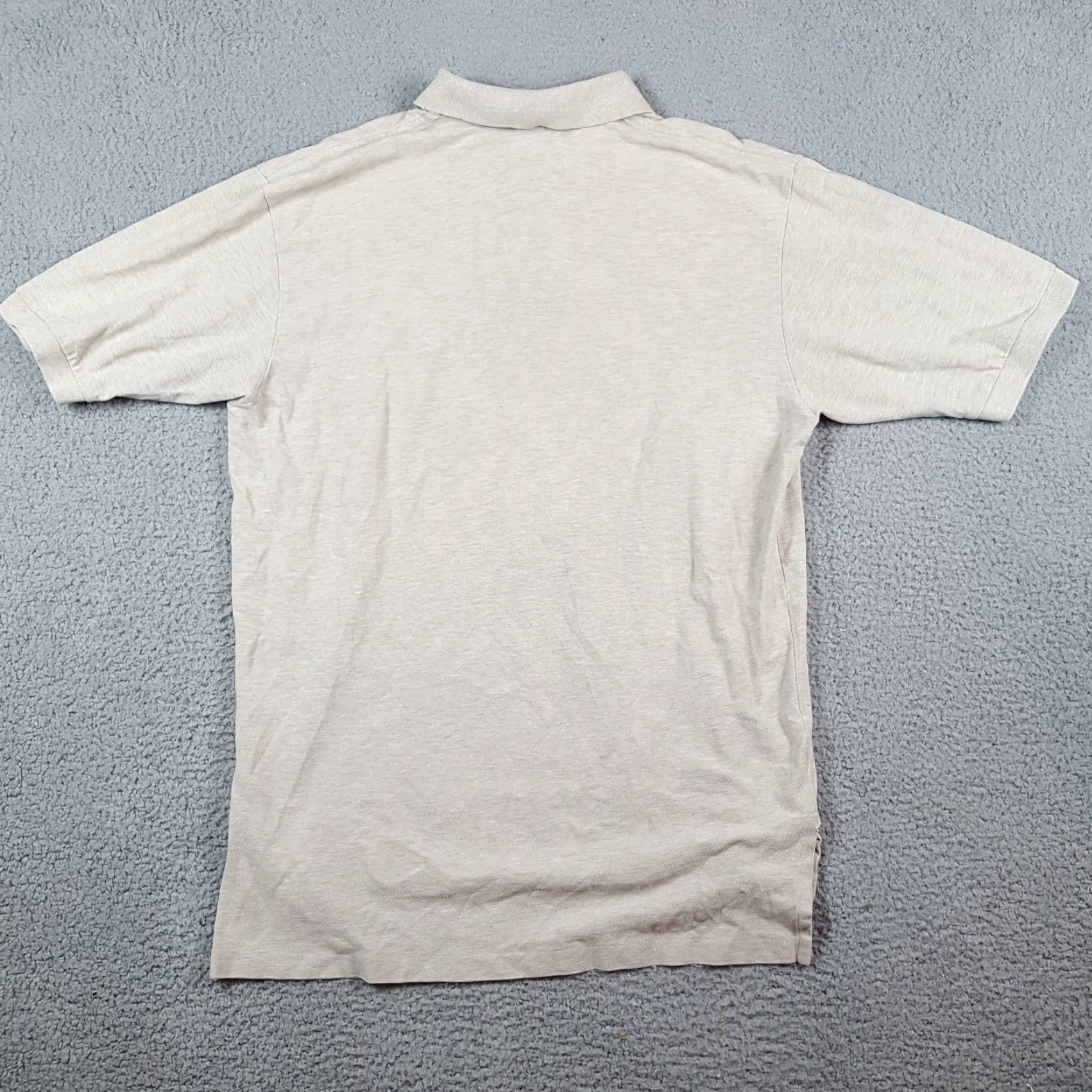 Polo Ralph Lauren Polo Ralph Lauren Oatmeal Preppy Pony Logo Men's Size L Collar Polo Dress Shirt Size 42R - 4 Thumbnail