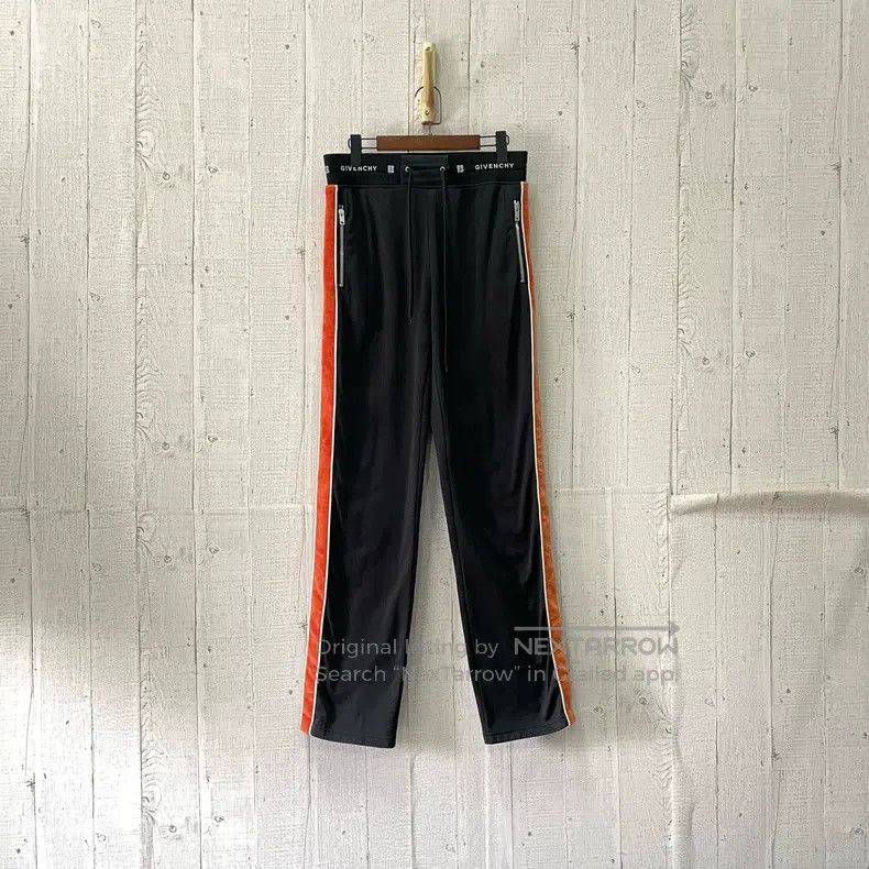 Givenchy Givenchy Black and Orange Striped Pants Size 38 Size US 38 / EU 54 - 1 Thumbnail
