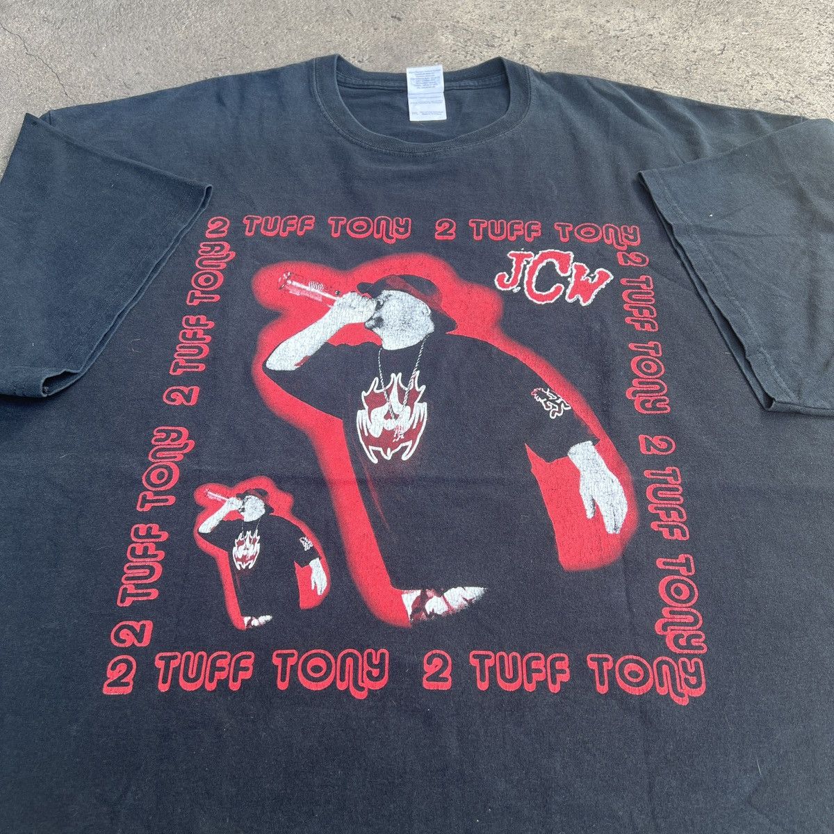 Rap Tees Vintage Y2K 2 Tuff Tony JCW Wrestling Tee 3XL Oversized Size US XXL / EU 58 / 5 - 5 Thumbnail