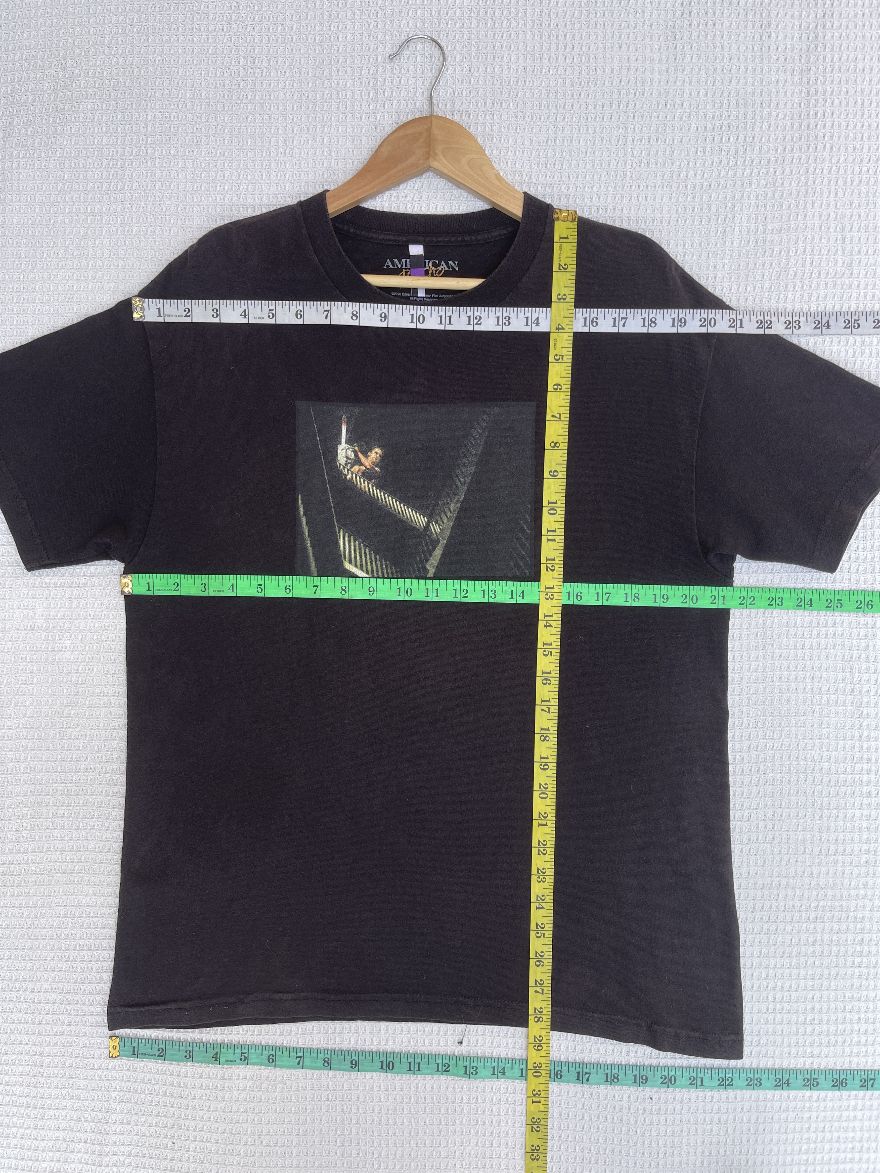 Expert Horror Last Drop🔥Rare🔥Vintage American Psycho Movie T-Shirt Size US L / EU 52-54 / 3 - 8 Thumbnail