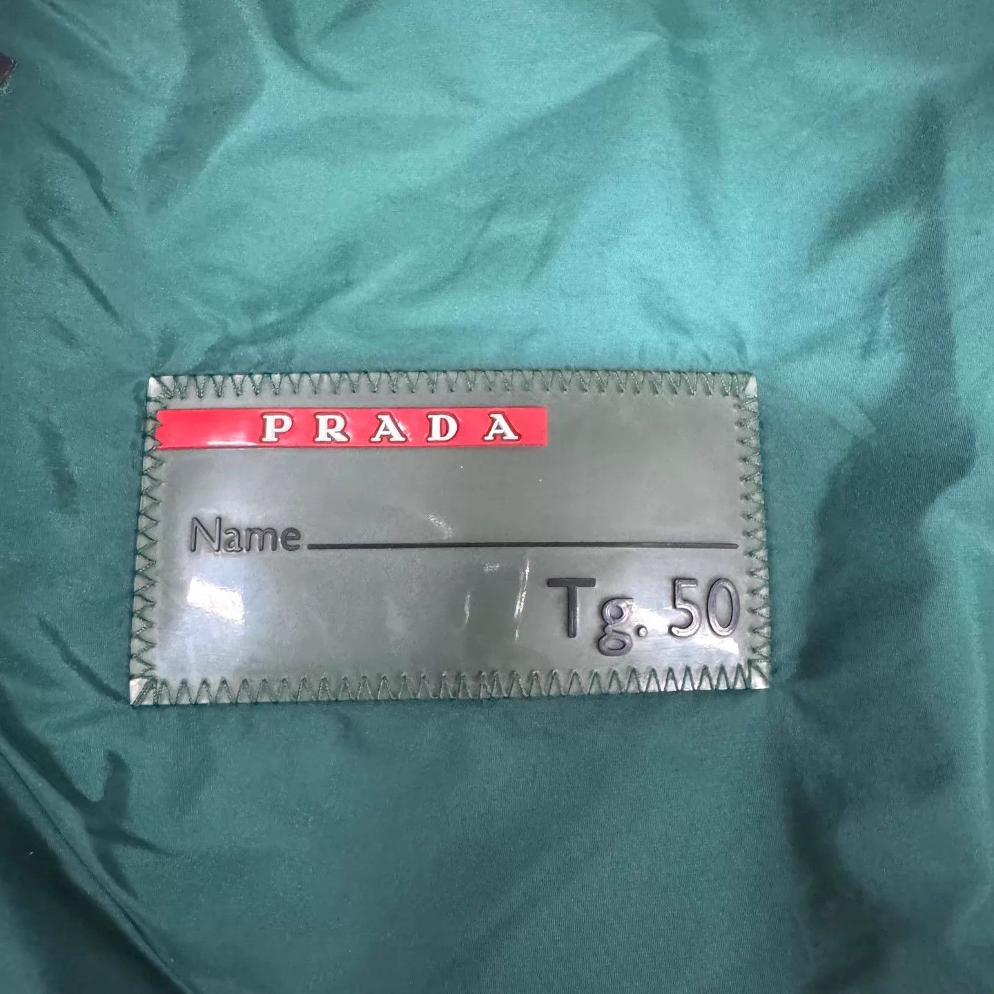 Prada Prada Triangle Logo Dark Green Hooded Nylon Jacket Size US M / EU 48-50 / 2 - 7 Thumbnail
