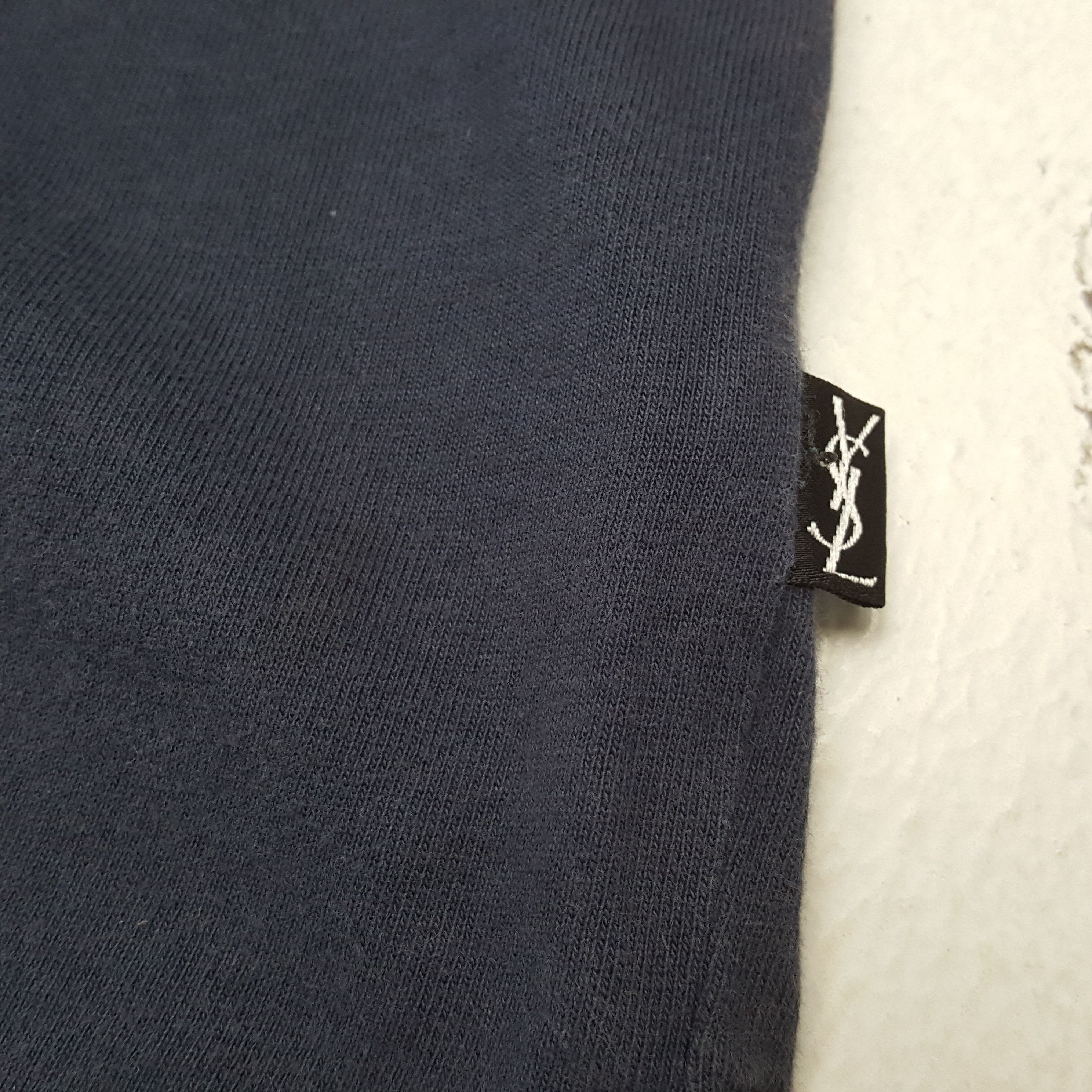 Vintage × Yves Saint Laurent YVES SAINT LAURENT Fashion Style Pocket Logo Design Tshirt Size US L / EU 52-54 / 3 - 6 Thumbnail