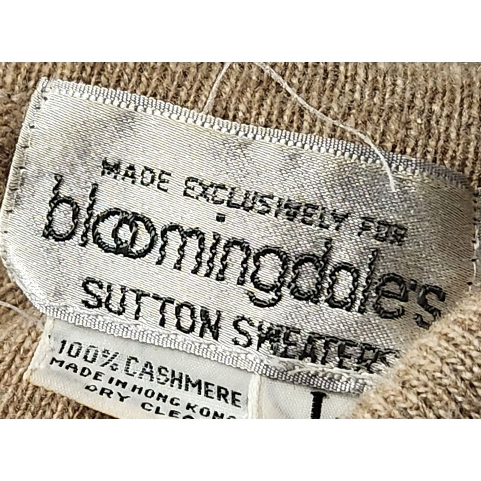 Bloomingdale's Bloomingdale's Sweater Brown Turtleneck 100% Cashmere L Size L / US 10 / IT 46 - 3 Thumbnail