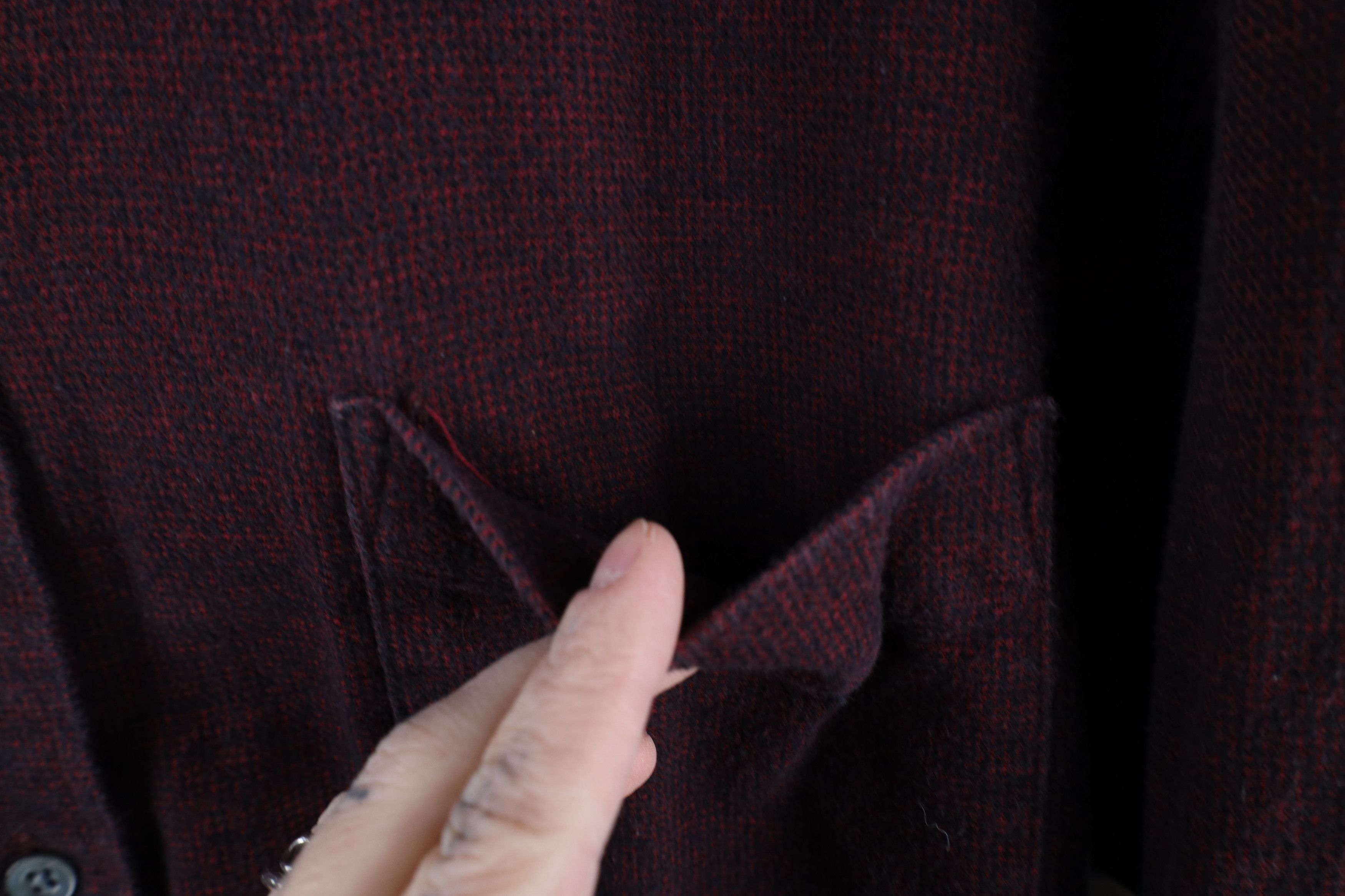 Vintage Vintage 90s Streetwear Collared Button Down Shirt Red Size US XXL / EU 58 / 5 - 5 Thumbnail