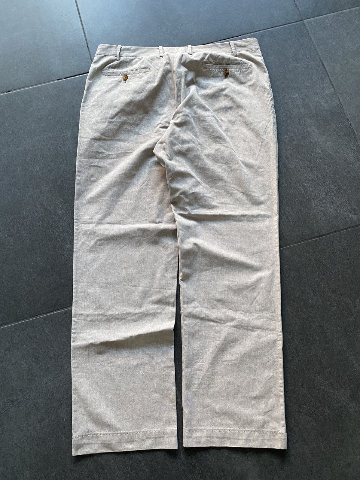 Loro Piana lora piana casual wide leg cotton chino pant IT54 Size US 34 / EU 50 - 5 Thumbnail