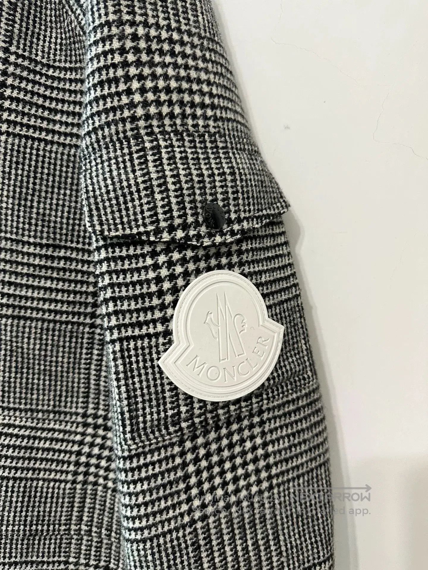 Moncler Moncler Wool Houndstooth Down Jacket. Size US M / EU 48-50 / 2 - 5 Thumbnail