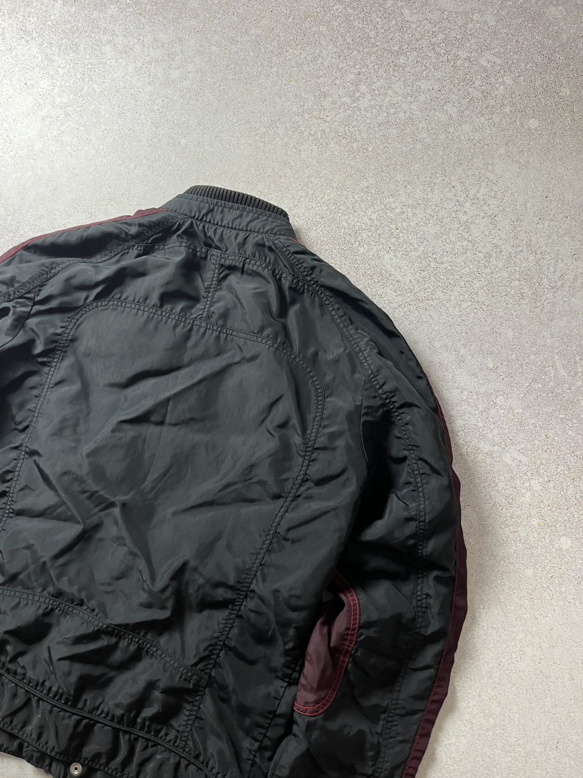 Diesel Vintage Diesel Black Red Nylon Racing Jacket Size US XL / EU 56 / 4 - 5 Thumbnail