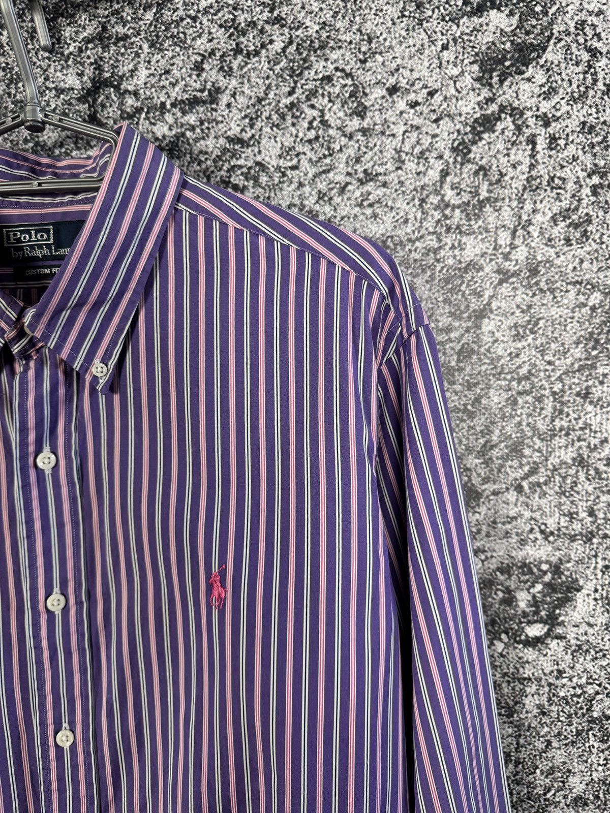 Polo Ralph Lauren Polo Ralph Lauren Long Sleeve Striped Shirt Button Up XL Size US XL / EU 56 / 4 - 2 Thumbnail