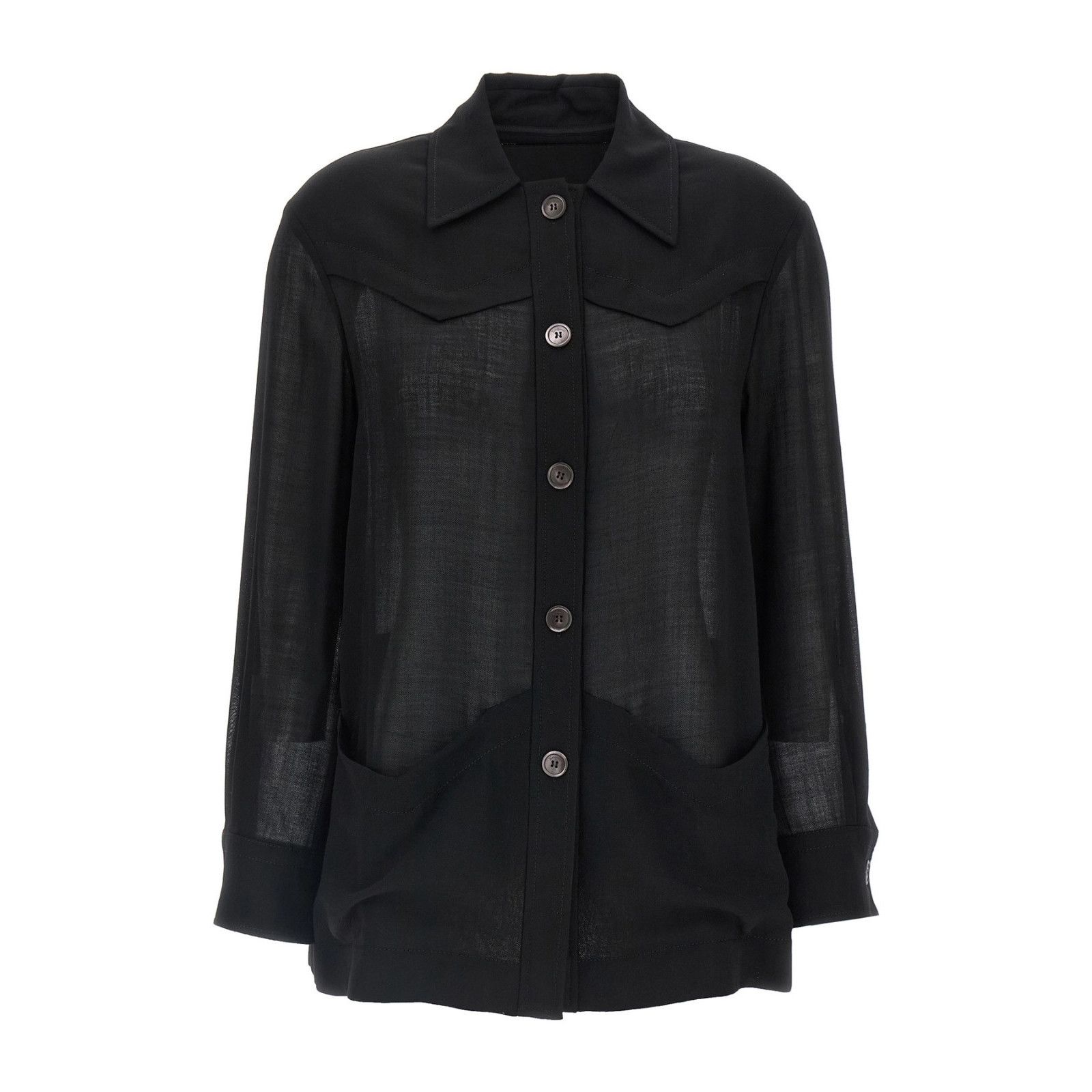 FERRAGAMO Lightweight Black Wool Jacket New & Authentic (Wom