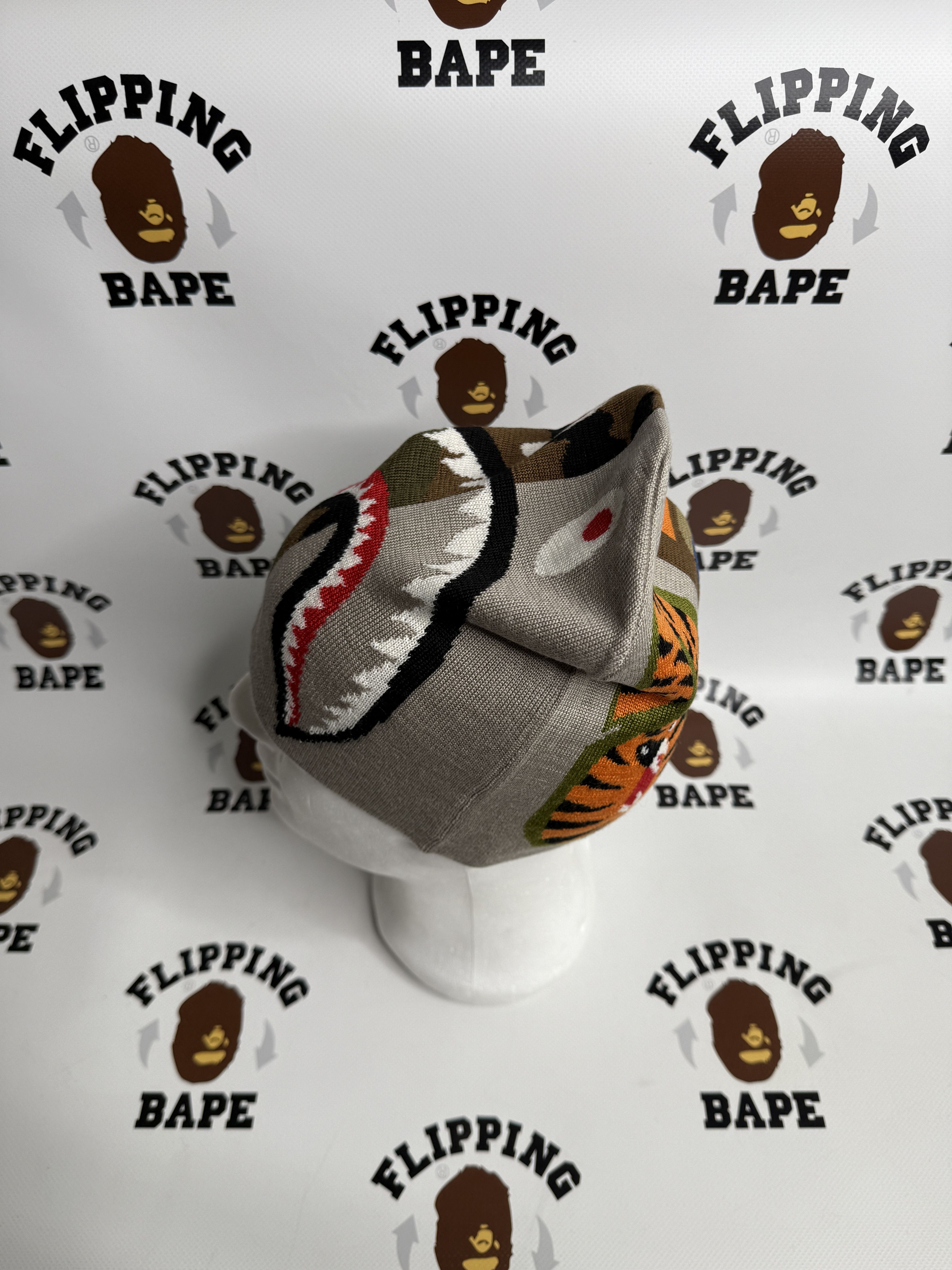 Bape BAPE 1ST SHARK KNIT CAP Size ONE SIZE - 2 Thumbnail