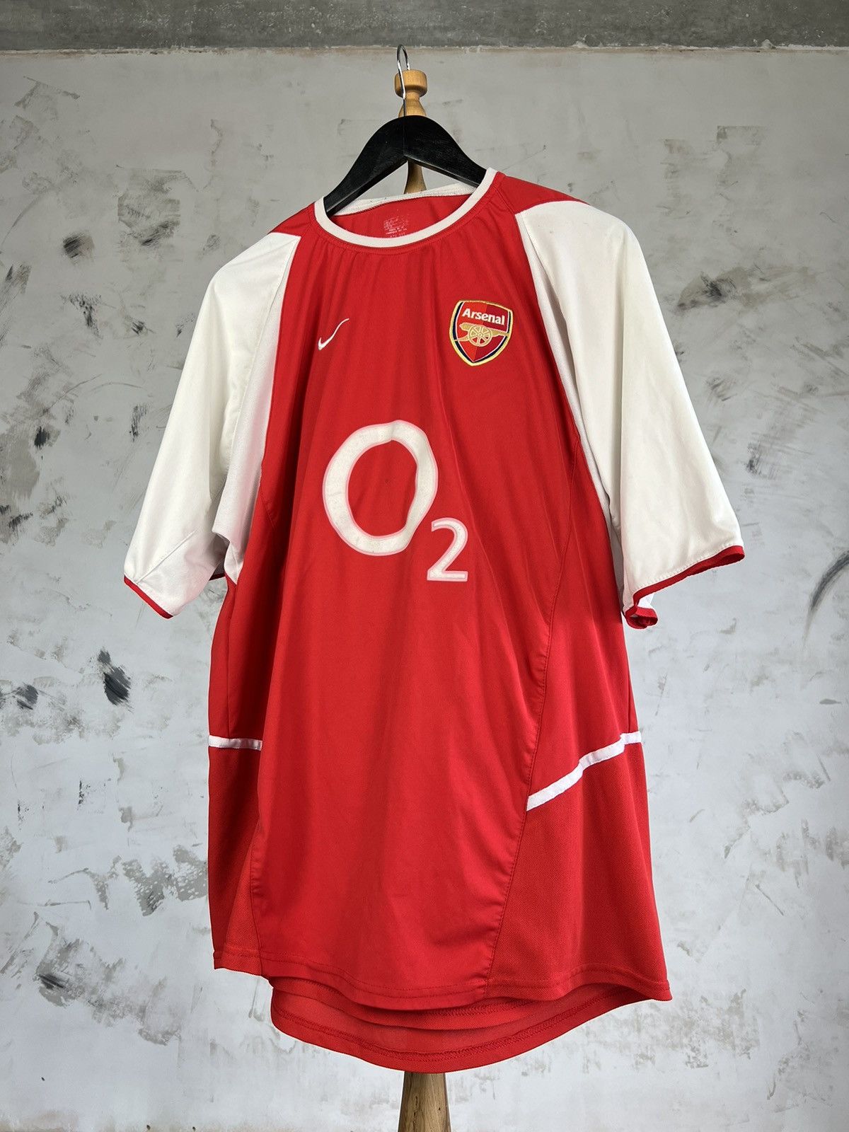 Vintage 2002 Nike Arsenal Jersey Shirt Size XL