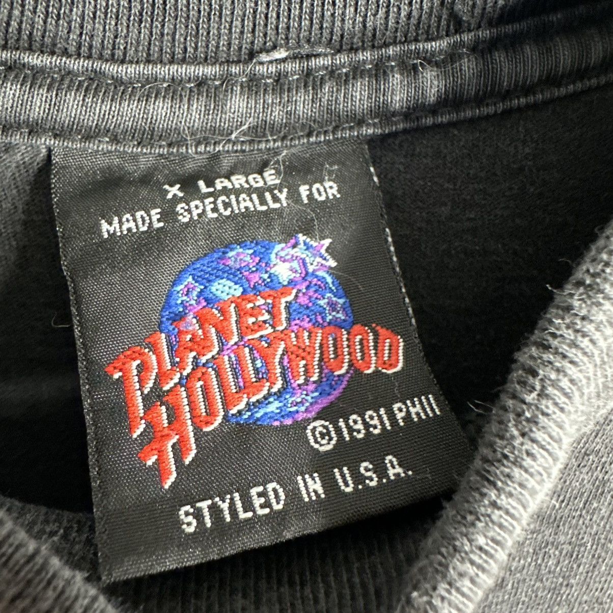 Planet Hollywood Planet Hollywood 1991 Vintage Made in USA Tees T-shirt Size US XL / EU 56 / 4 - 4 Thumbnail