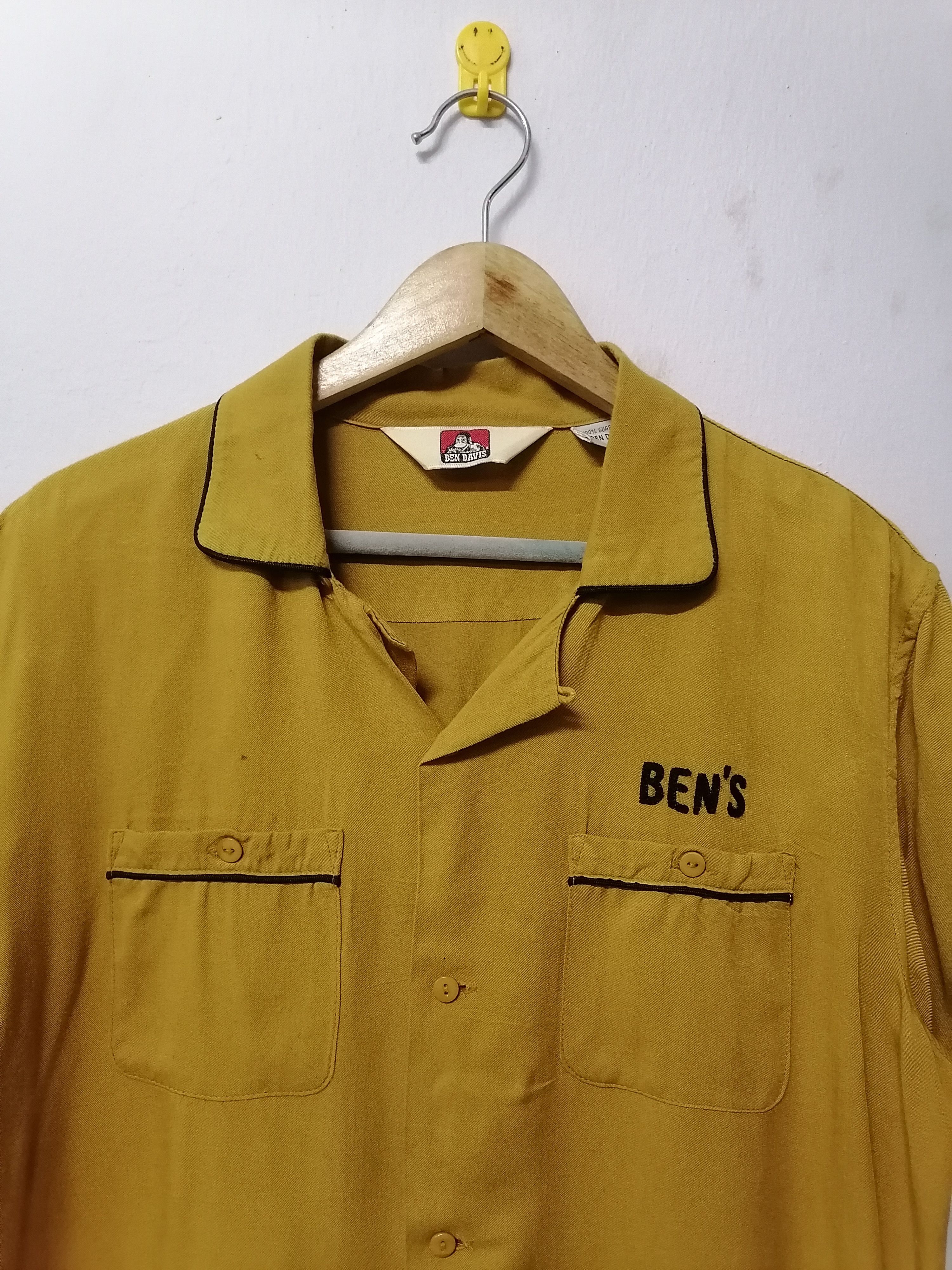 Ben Davis Ben Davis California Joker Open Colar Rayon Button Up Shirt Size US M / EU 48-50 / 2 - 4 Thumbnail