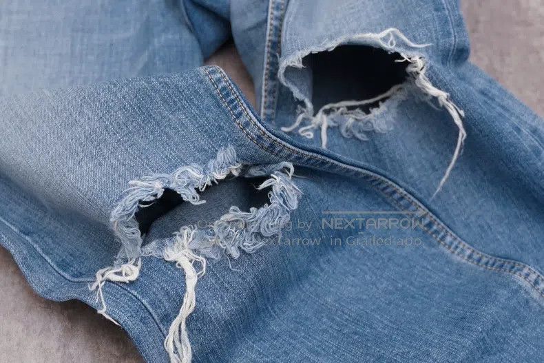 Junya Watanabe Junya Watanabe size S Light wash denim pants Size 22" - 5 Thumbnail