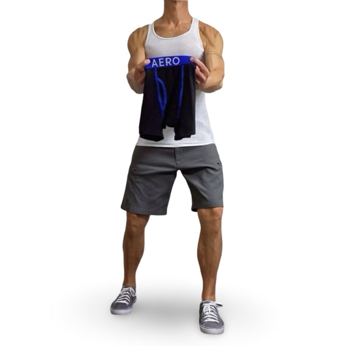 Aeropostale Aeropostale Men’s Black / Blue Boxer Briefs Size Large Size 36 - 2 Thumbnail