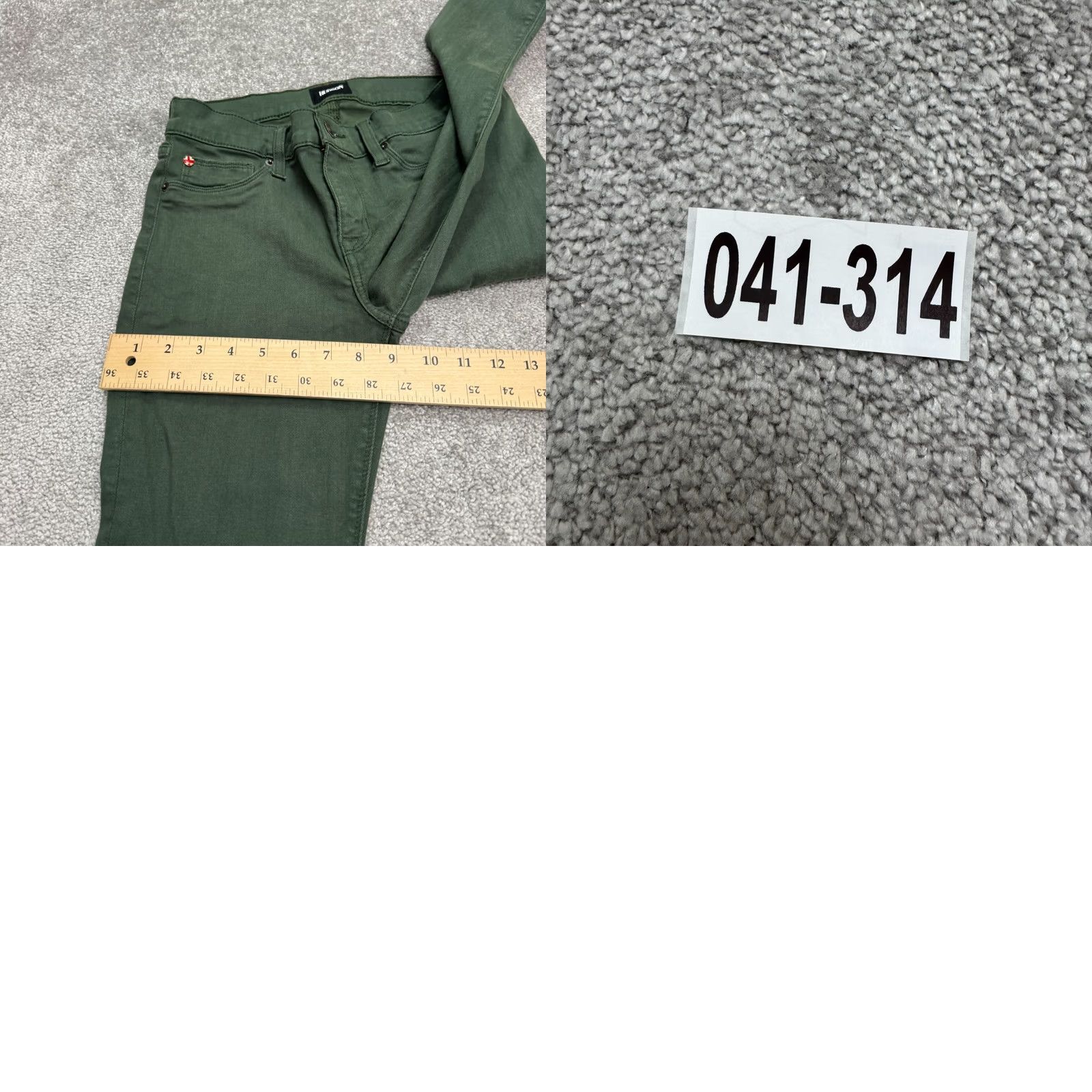 Hudson Hudson Krista Jeans Women 27 Olive Green Mid Rise 29 Inseam Cropped 5-Pocket Denim Cotton Blend Size 27" / US 4 / IT 40 - 10 Thumbnail
