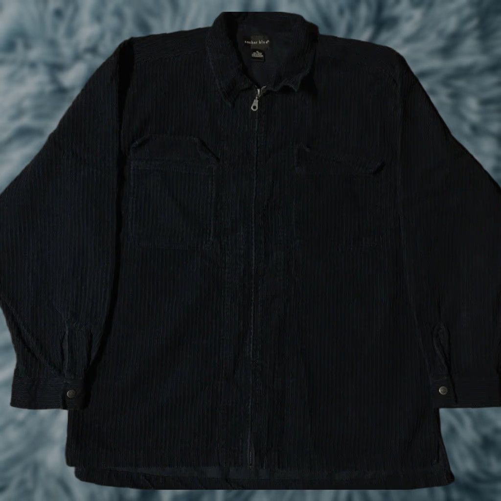 Quiksilver VINTAGE Quiksilver Jacket XL Blue Corduroy Men Ocean Pacific OP 90s Dogtown Vaporwave Surf Skate Rusty 80s 90s Y2K Size US XL / EU 56 / 4 - 1 Thumbnail