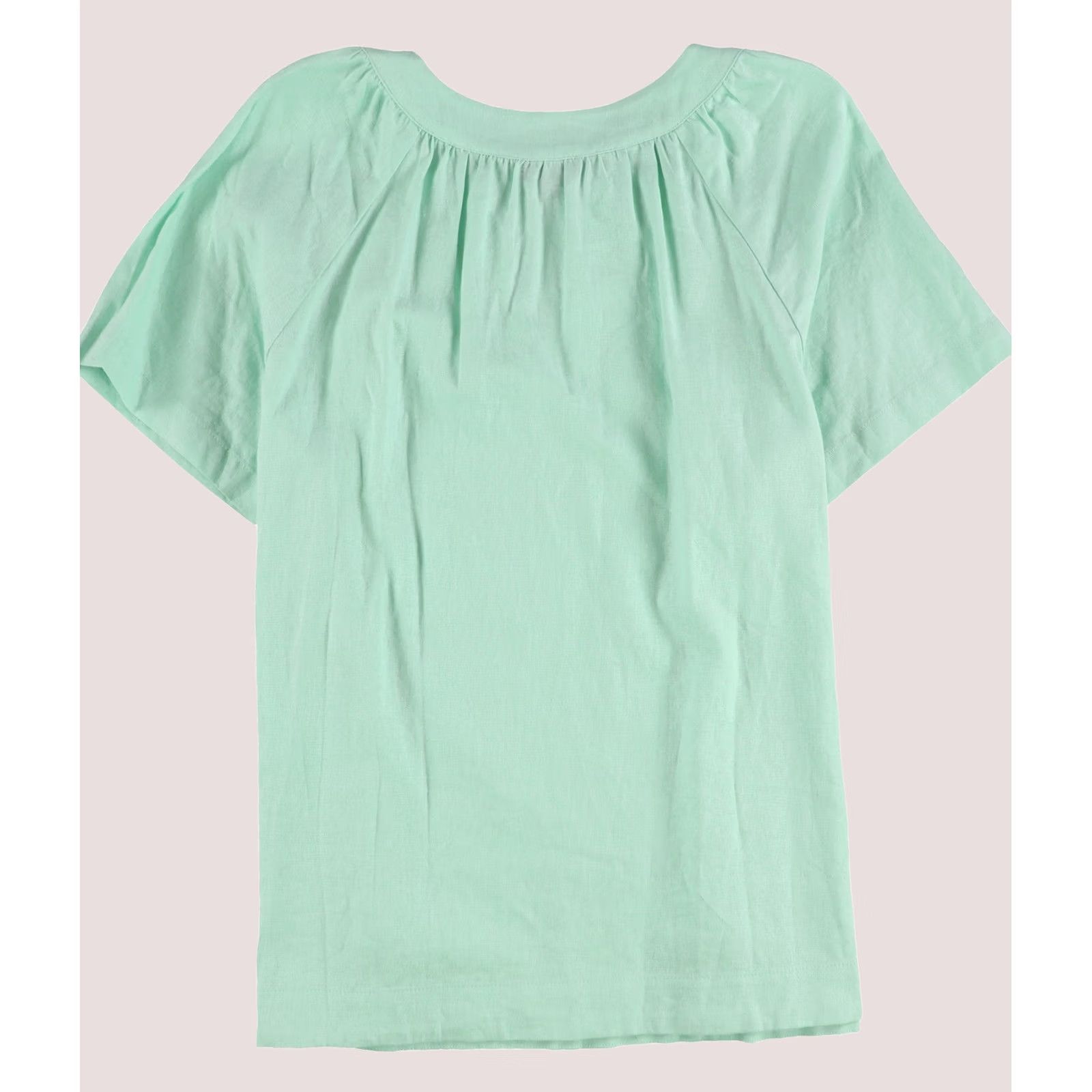 Jones New York Jones New York Womens Solid Tunic Blouse Green X-Large Size XL / US 12-14 / IT 48-50 - 1 Thumbnail
