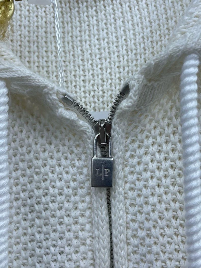 Loro Piana Loro piana Creamy white hooded zipper sweater 2506-Nextarro Size M / US 6-8 / IT 42-44 - 4 Thumbnail