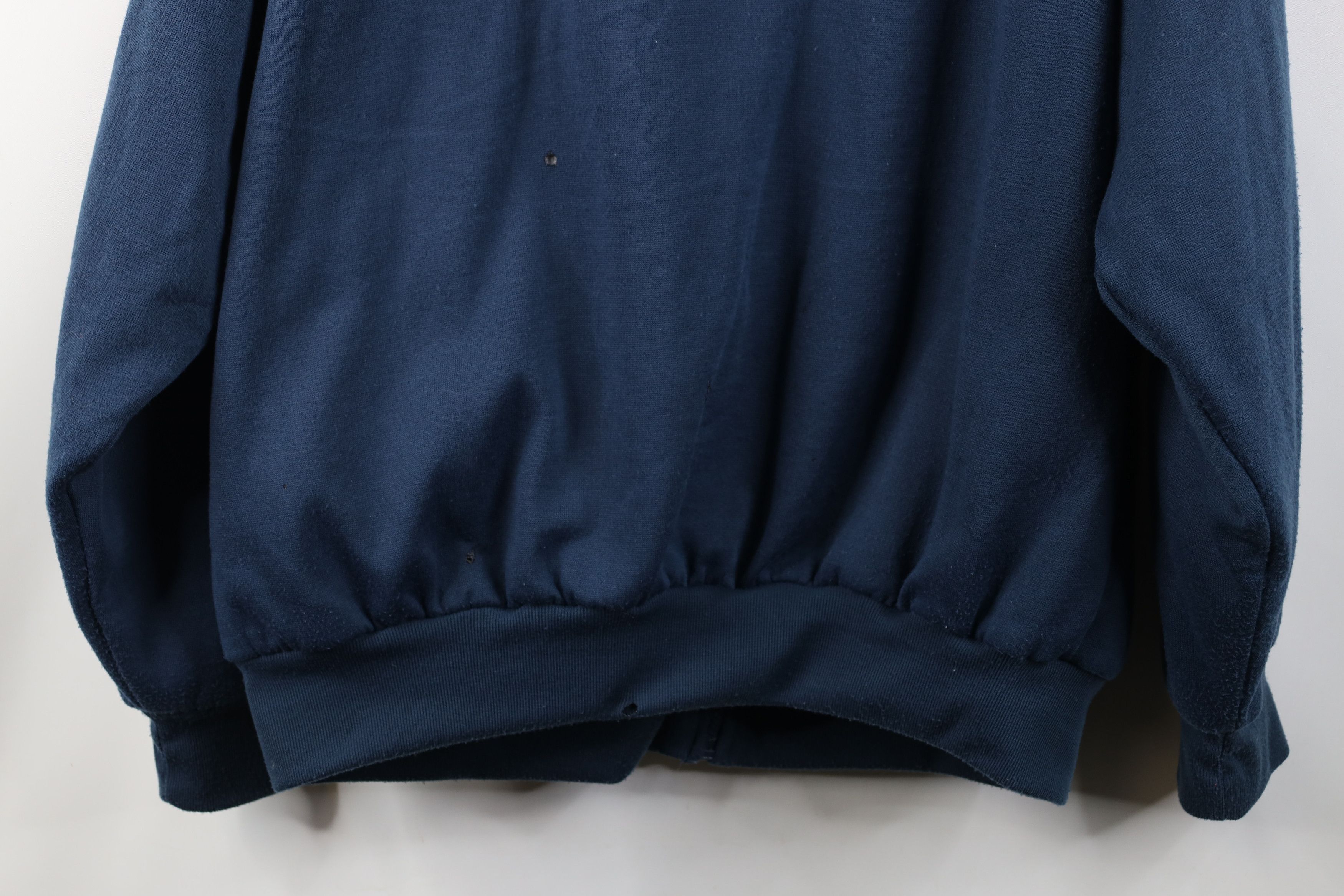 Vintage Vintage 90s Streetwear Thermal Waffle Knit Lined Hoodie Size US XL / EU 56 / 4 - 15 Thumbnail