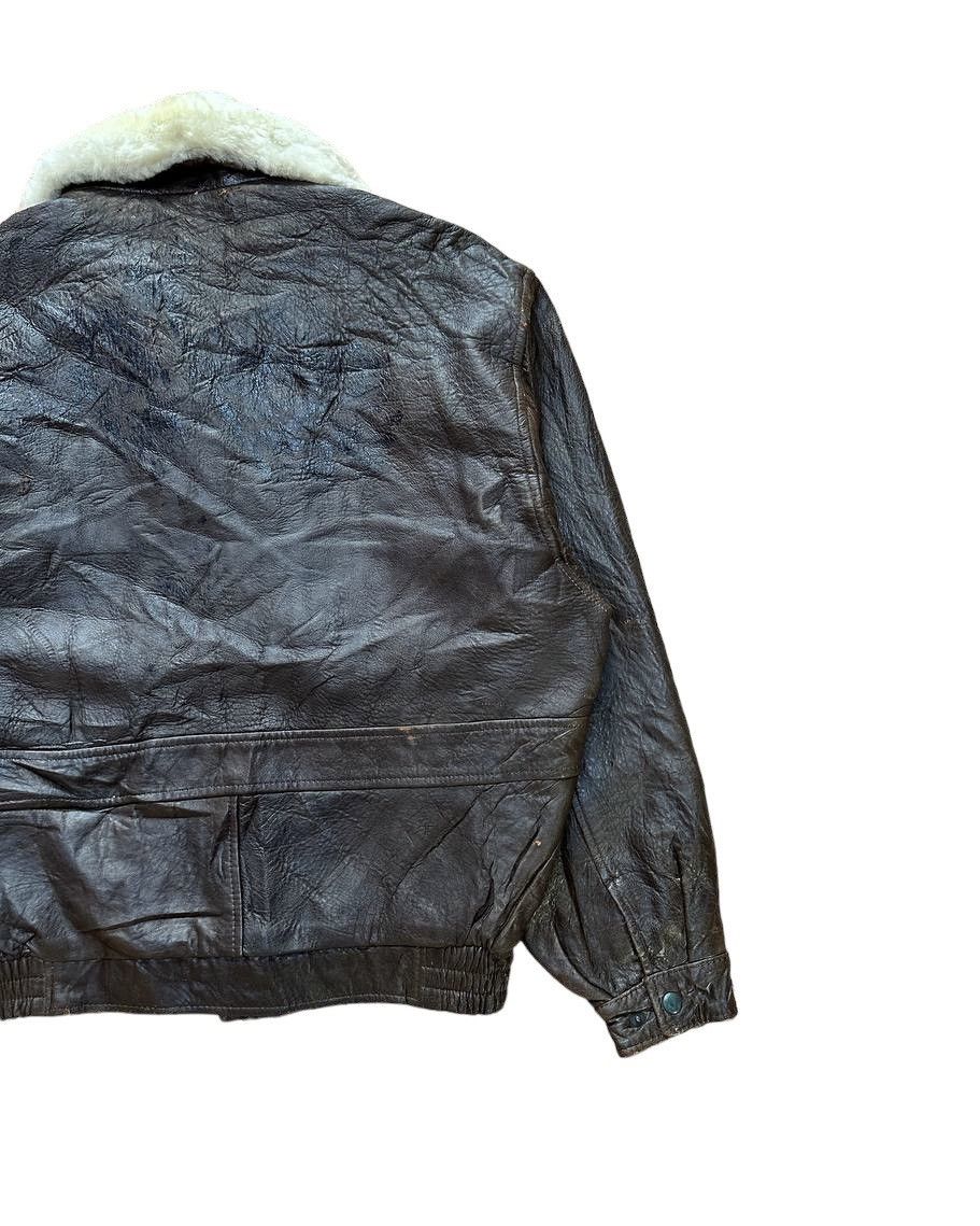Beverly Hills Polo Club Vtg Polo Club Fur Collar Leather Jacket Size US M / EU 48-50 / 2 - 10 Thumbnail