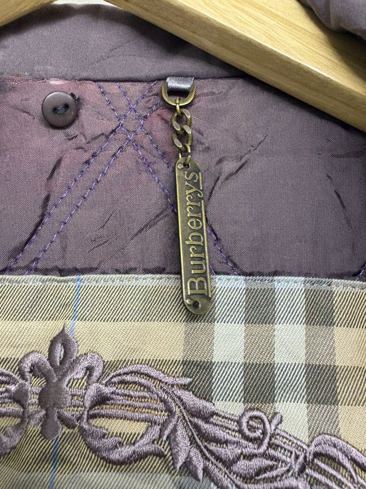 Burberry Burberry Prorsum Double Breasted Burgundy quilted jacket Size US L / EU 52-54 / 3 - 8 Thumbnail