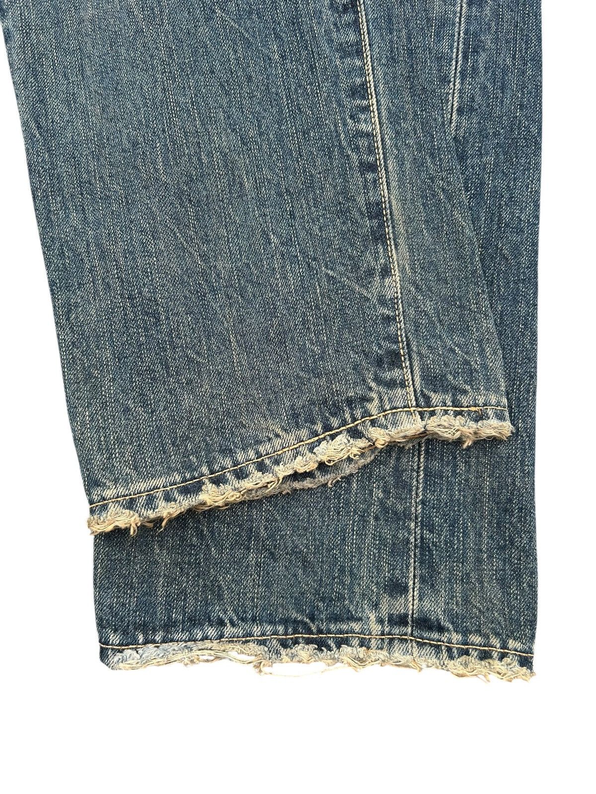 Kapital Thrashed Vintage Edwin 505 Selvedge Rusty Denim Jeans Size US 32 / EU 48 - 11 Thumbnail