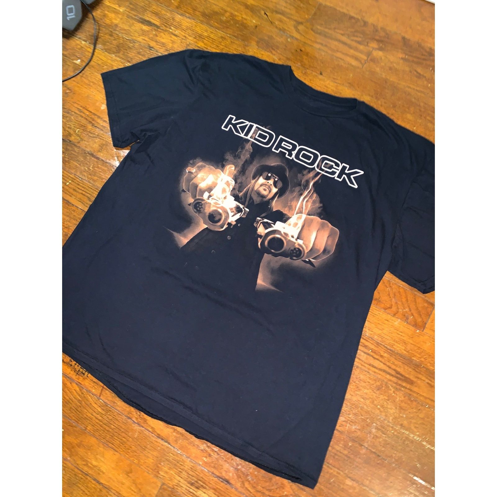 Band Tees Kid Rock Graphic T Shirt Black Concert Style Tee Large Size US XL / EU 56 / 4 - 3 Thumbnail