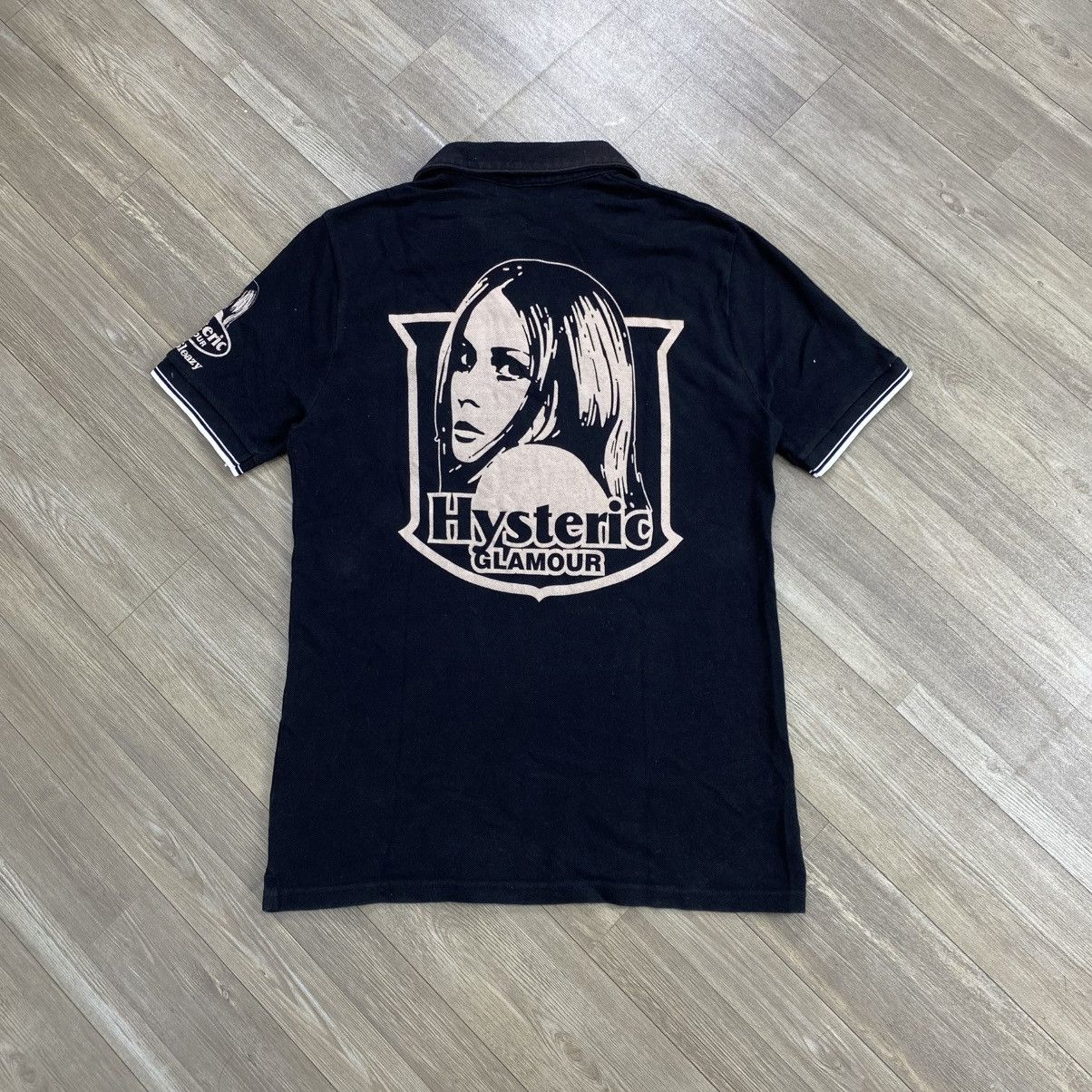 00s Hysteric Glamour Sexy Girl Nice & Sleazy Logo Polo Shirt