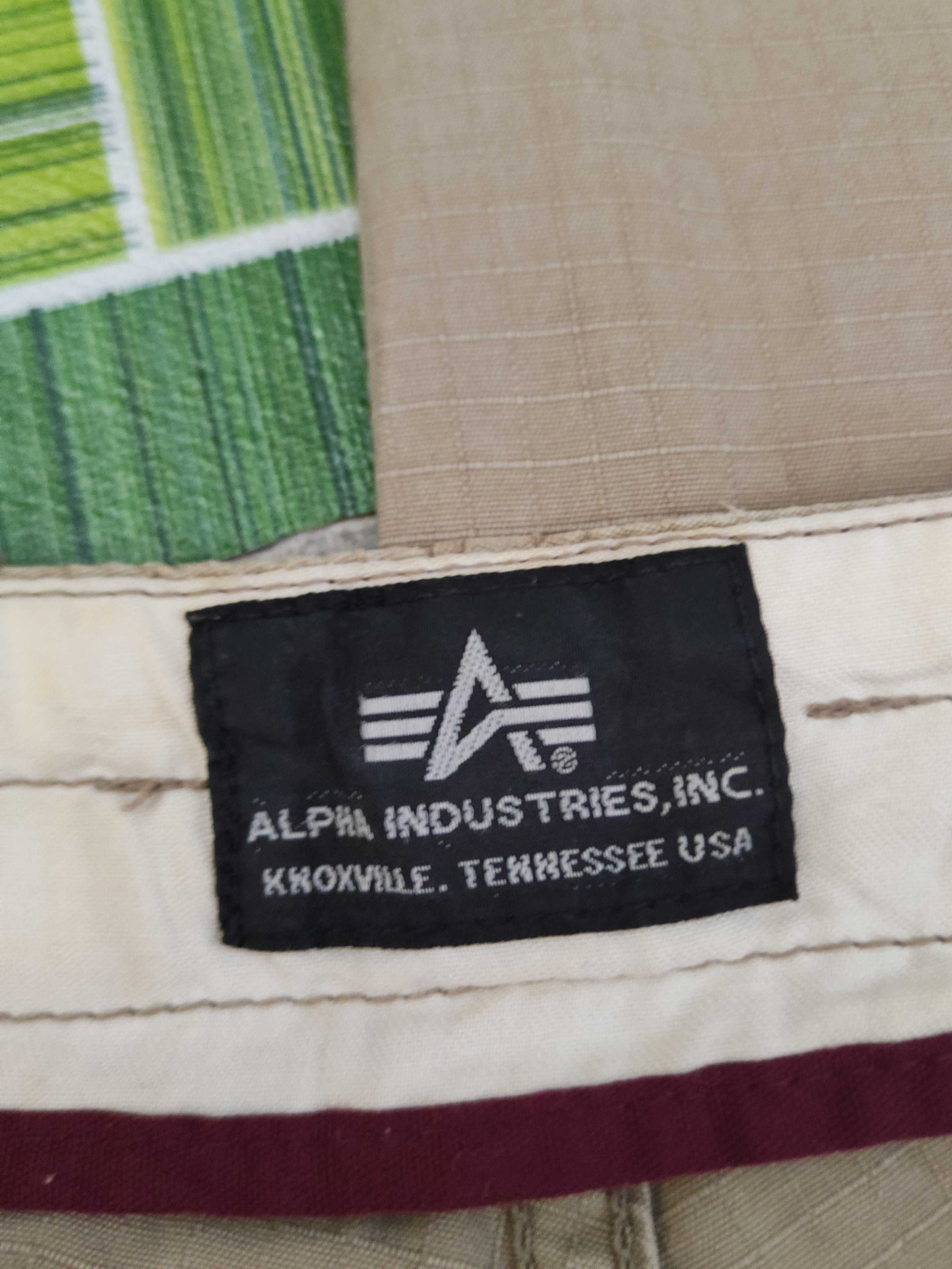 Alpha Industries DL Alpha Industries Beige Multipocket Cargo Pants #2370 Size US 36 / EU 52 - 17 Thumbnail