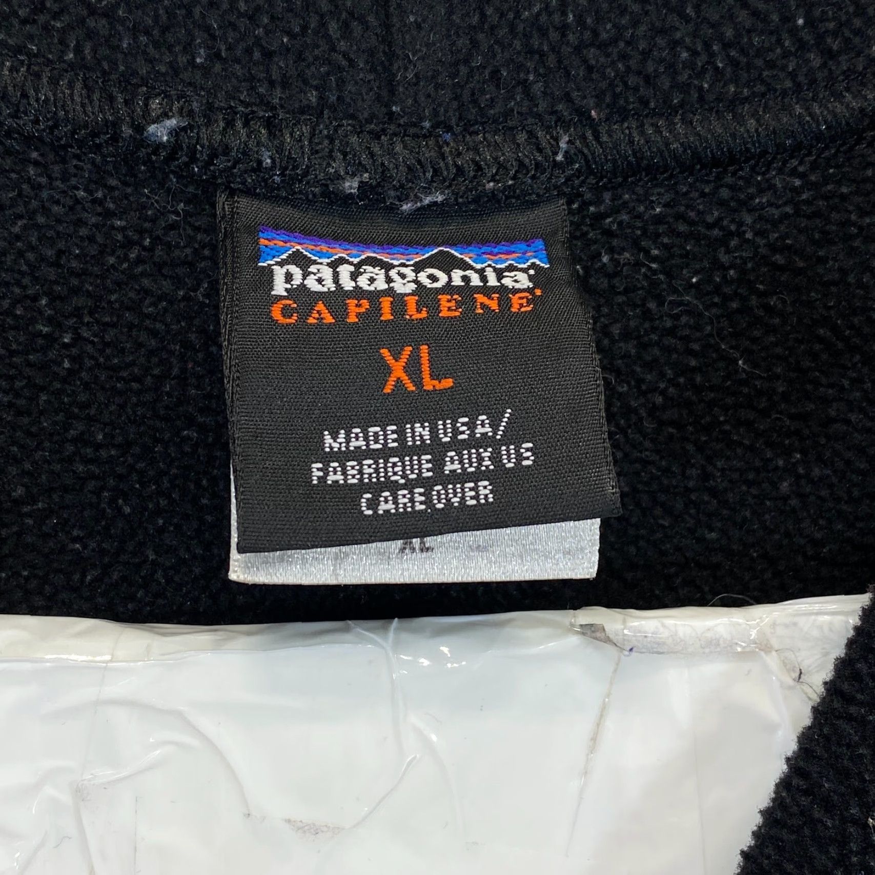 Patagonia Patagonia Mens XL Shirt Capilene Black Fleece Sweatshirt Long Sleeve Pullover Size US XL / EU 56 / 4 - 7 Thumbnail