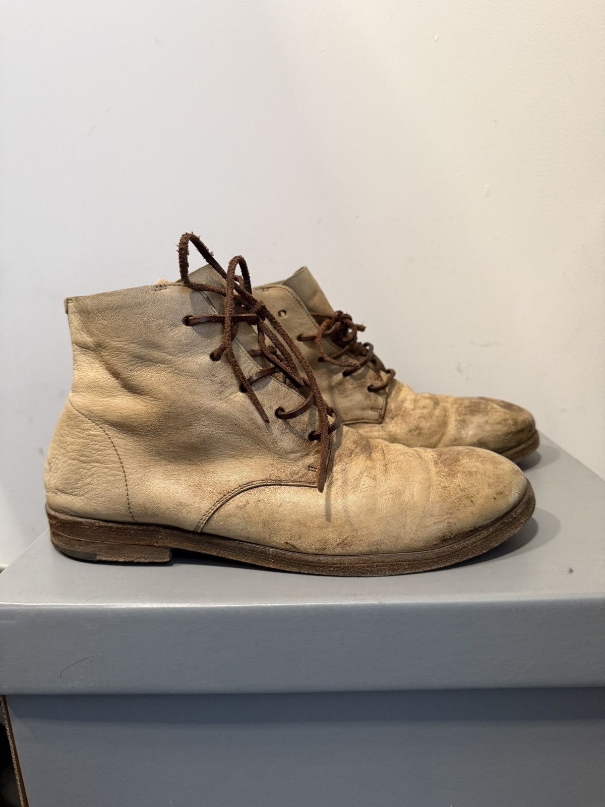 Marsell Tan stained Marsell Zucca Boots Size US 8 / EU 41 - 2 Thumbnail