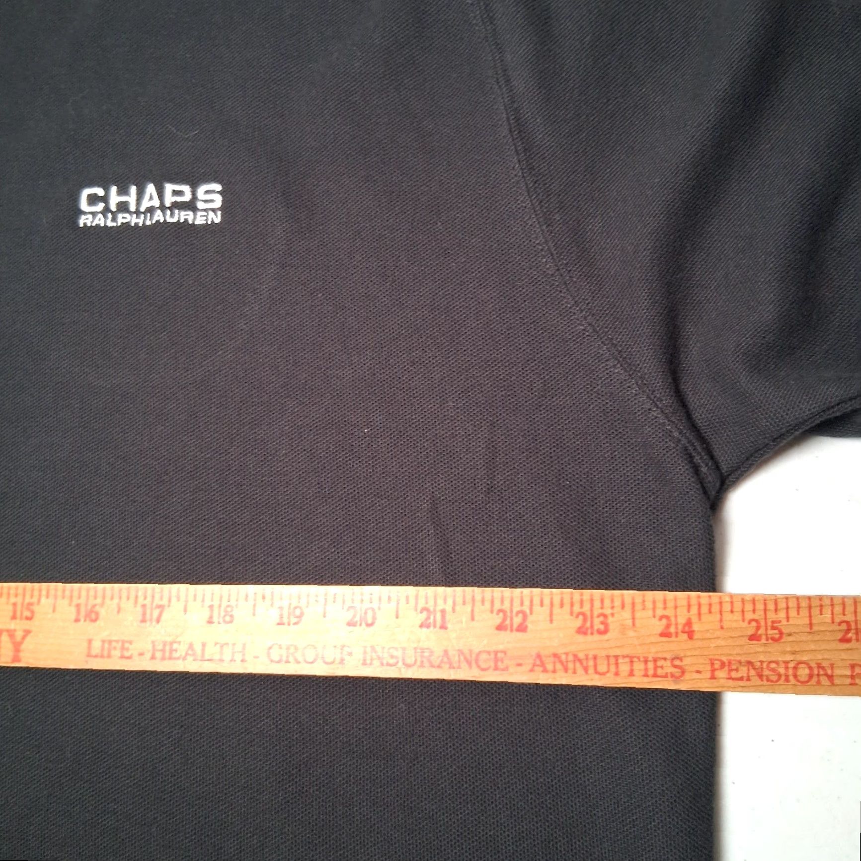 Ralph Lauren VINTAGE Chaps Ralph Lauren Shirt Men XL Black Gray Sleeve Stripe 90s Y2K NEW Size US XL / EU 56 / 4 - 3 Thumbnail