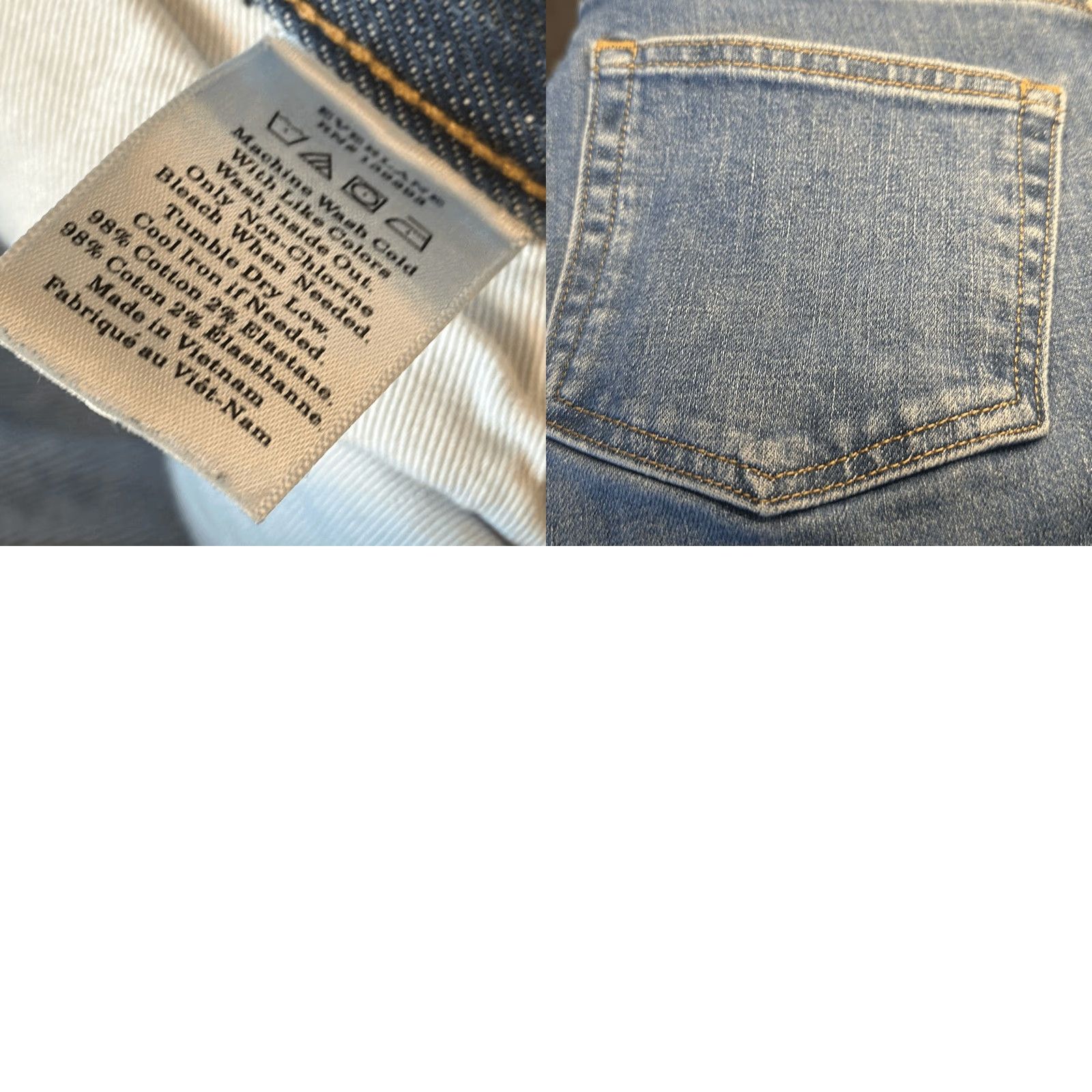 Everlane Everlane Jeans Women Medium Wash Cotton Stretch High Rise size 26 Blue Wide-Leg Regular 26 Size 26" / US 2 / IT 38 - 8 Thumbnail