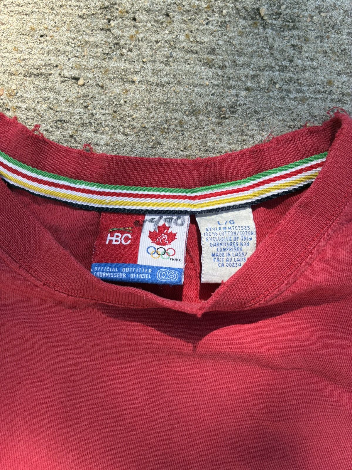 Vintage 2006 HBC Thrashed Olympics Canada Tee Size US L / EU 52-54 / 3 - 3 Thumbnail