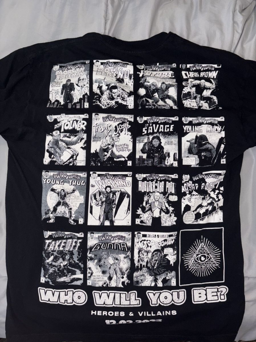 Metro Boomin Hero’s & Villians Young Thug Tee Size US L / EU 52-54 / 3 - 2 Thumbnail